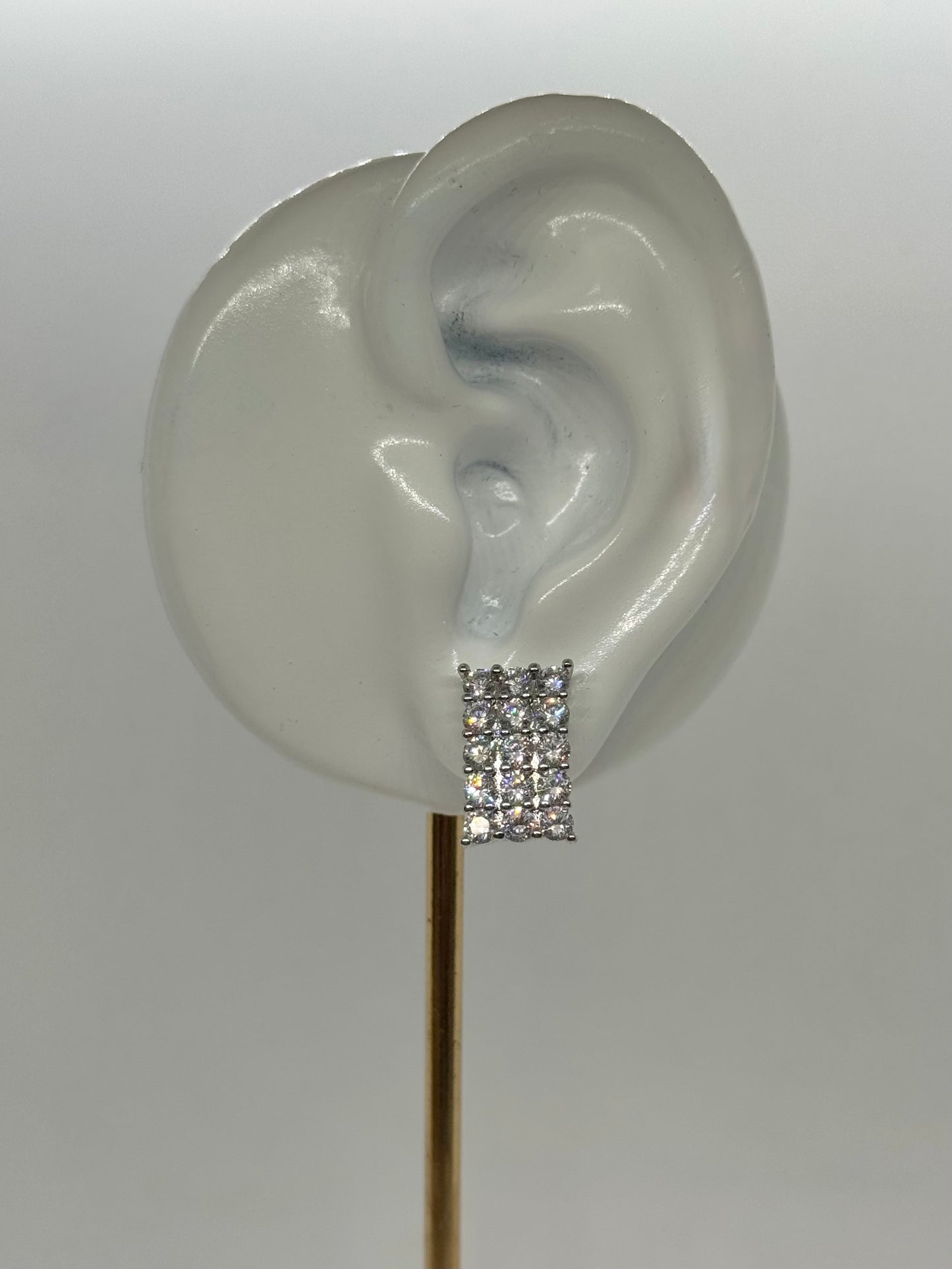 White Gold Earrings 4759