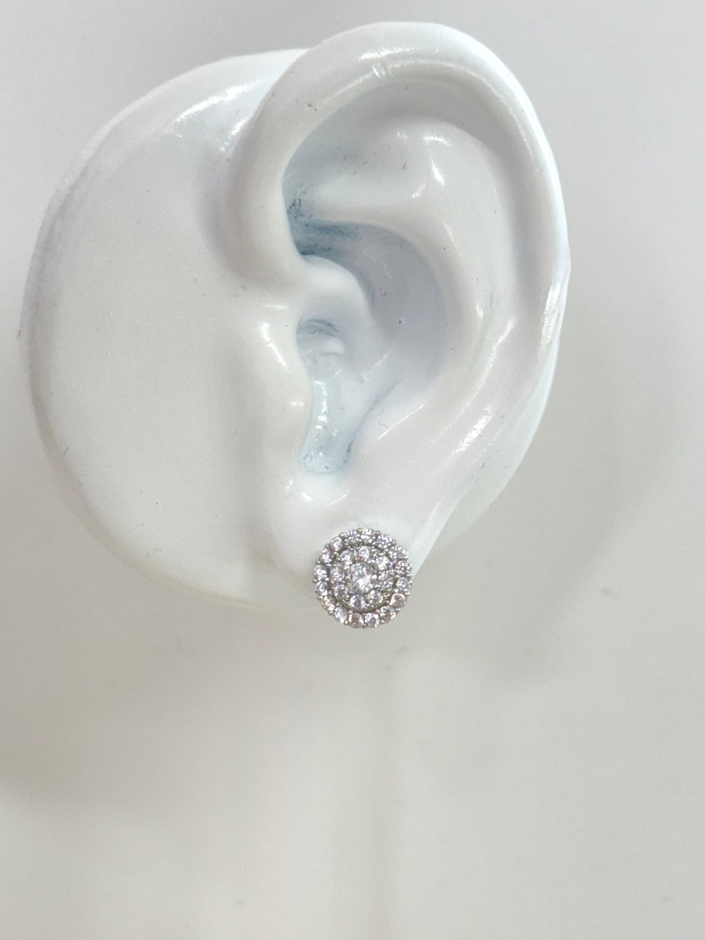 White Gold Earrings 4550