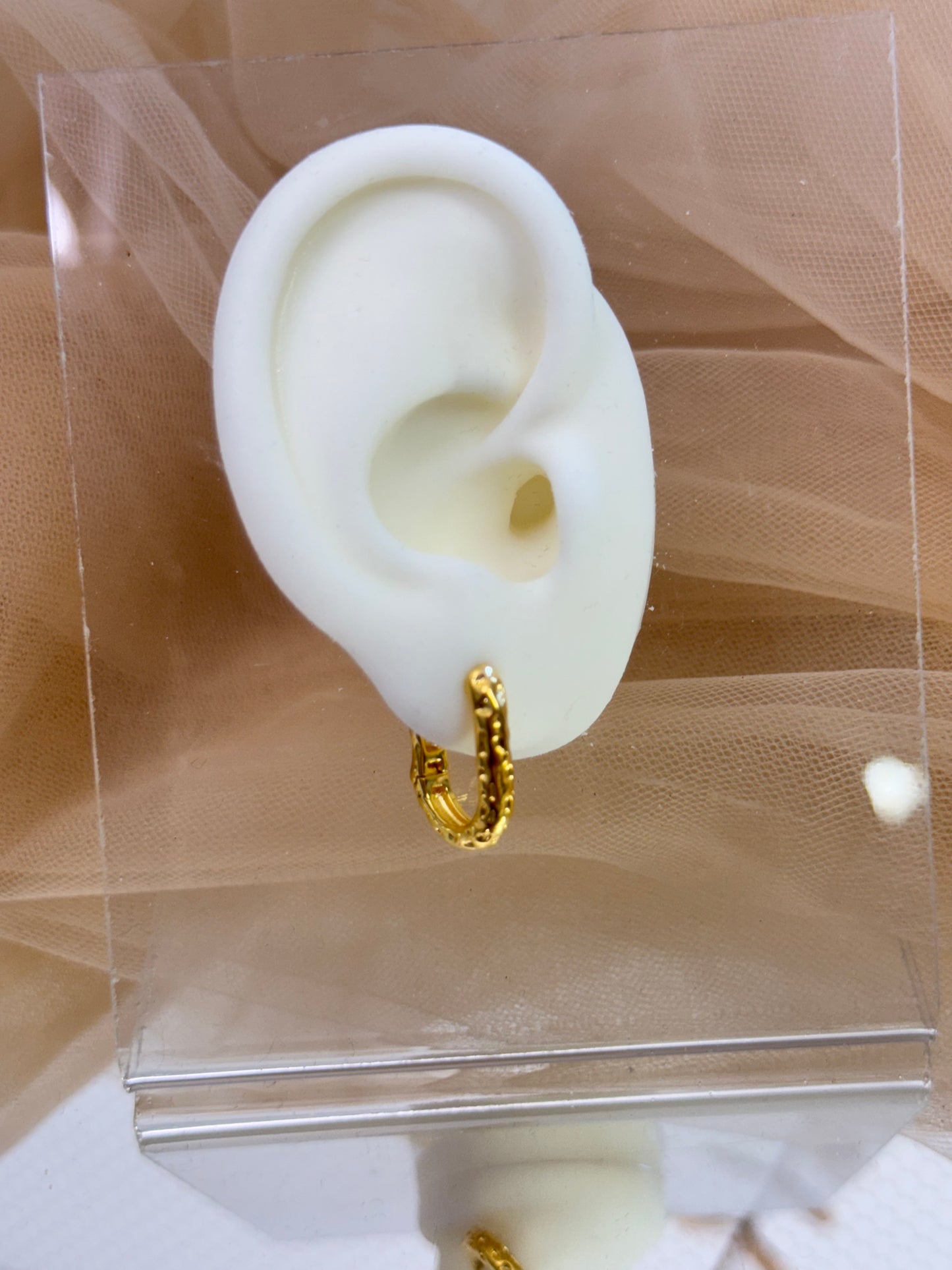 Yellow Gold Earrings 3828