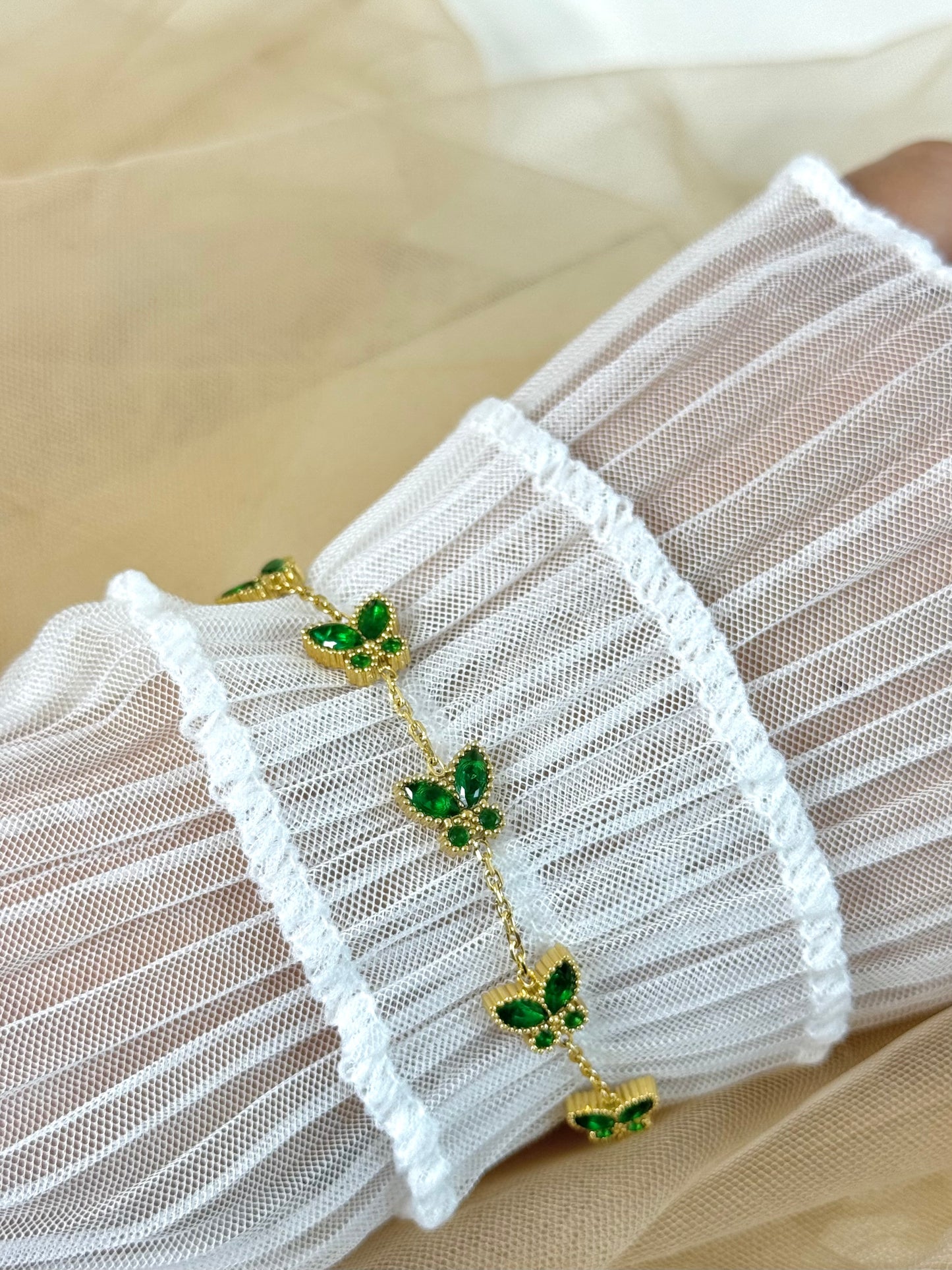 butterfly design bracelet, small butterfly bracelet, coloured butterfly, butterfly jewellery