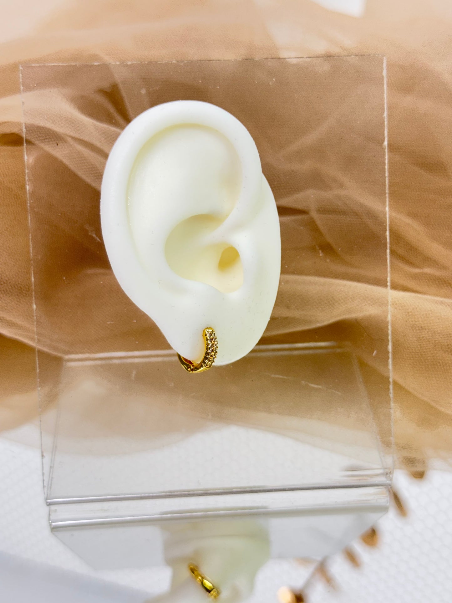 Yellow Gold Earrings 3849