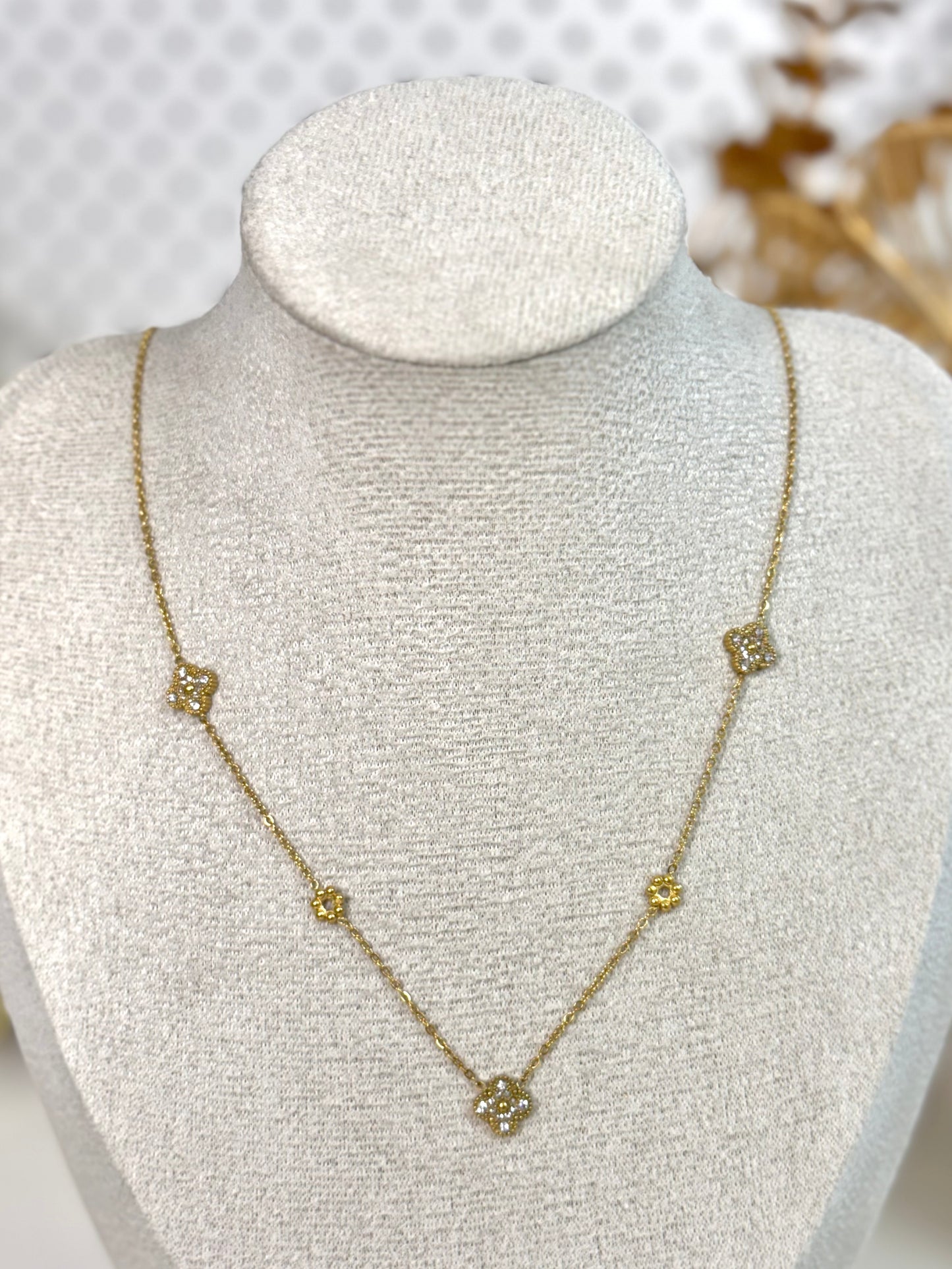 Claudia Clover Necklace