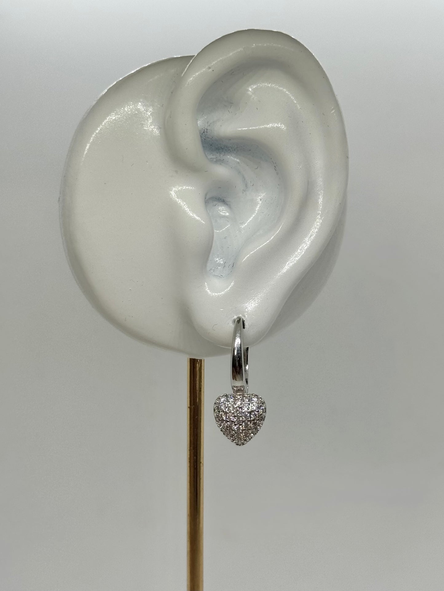 White Gold Earrings 4743