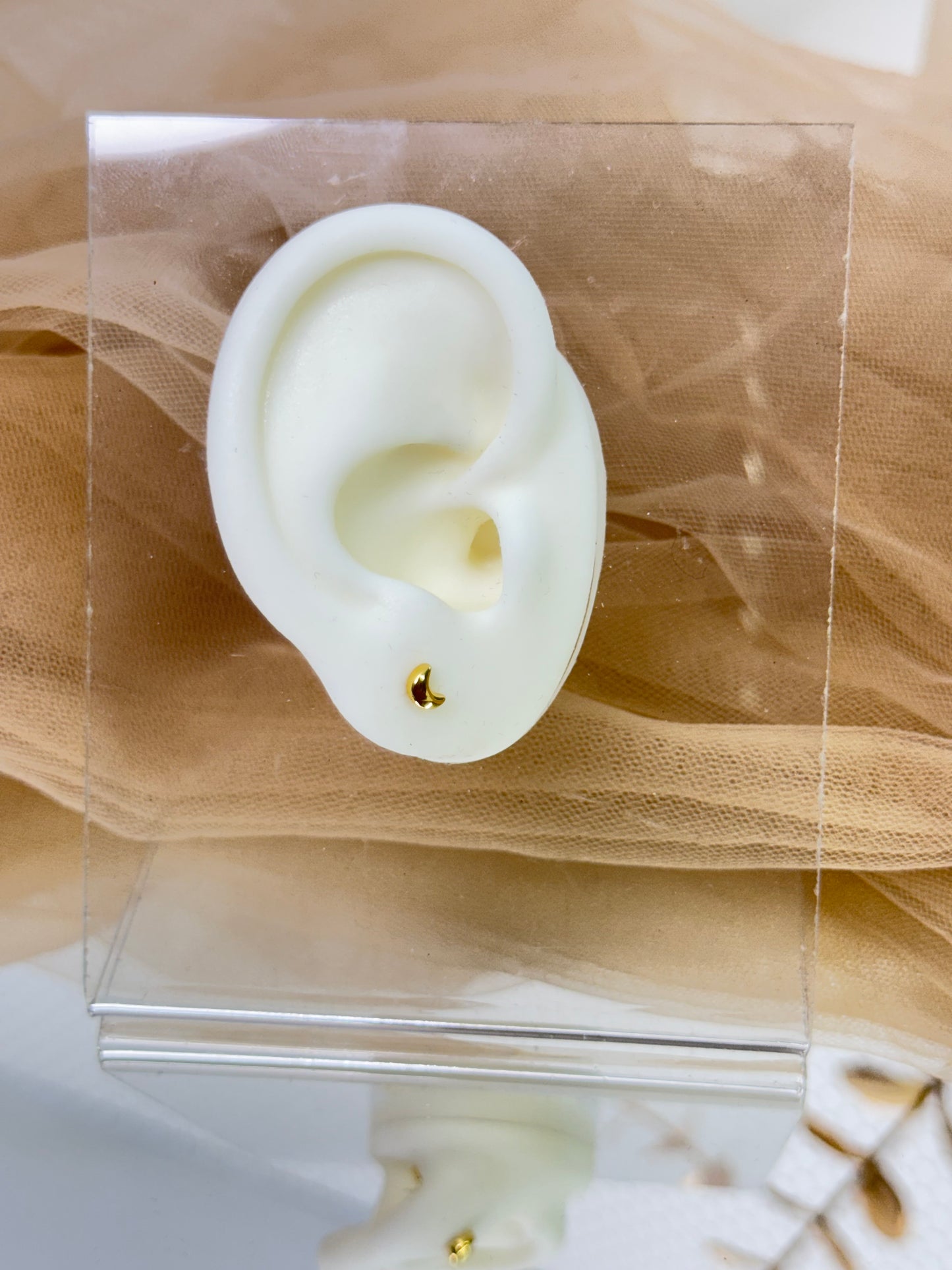 Yellow Gold Earrings 3844