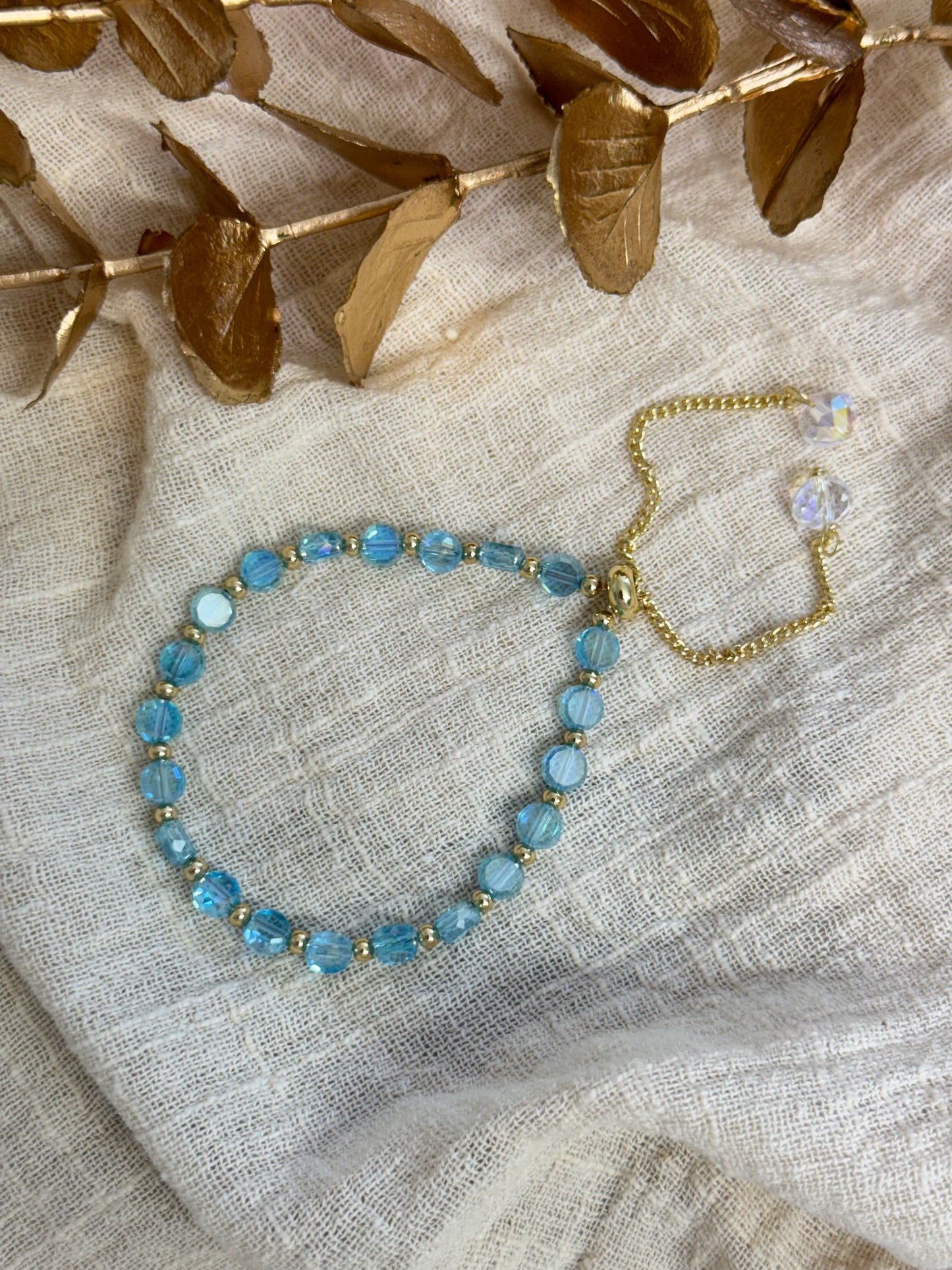 timeless jewellery, perfect gift for her, elegant jewellery, dainty jewellery, simple jewellery, classic gold bracelet, fashion accessories, sleek jewellery, trendy jewellery, lightweight bracelet, stylish jewellery, simple bracelet, dangling bracelet, dangle, multicolored bracelet, beaded bracelet
blue bracelet, blue beaded bracelet, light blue bracelet, light blue beads bracelet