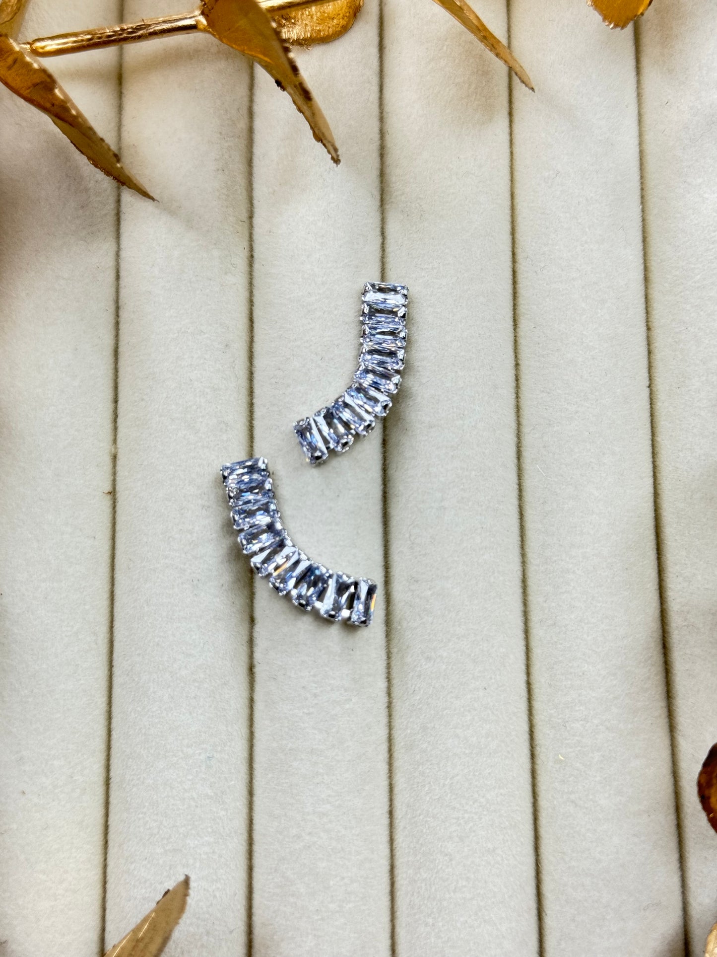 White Gold Earrings 1671