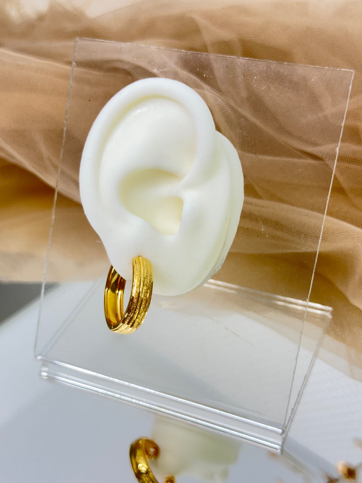 Yellow Gold Earrings 3852