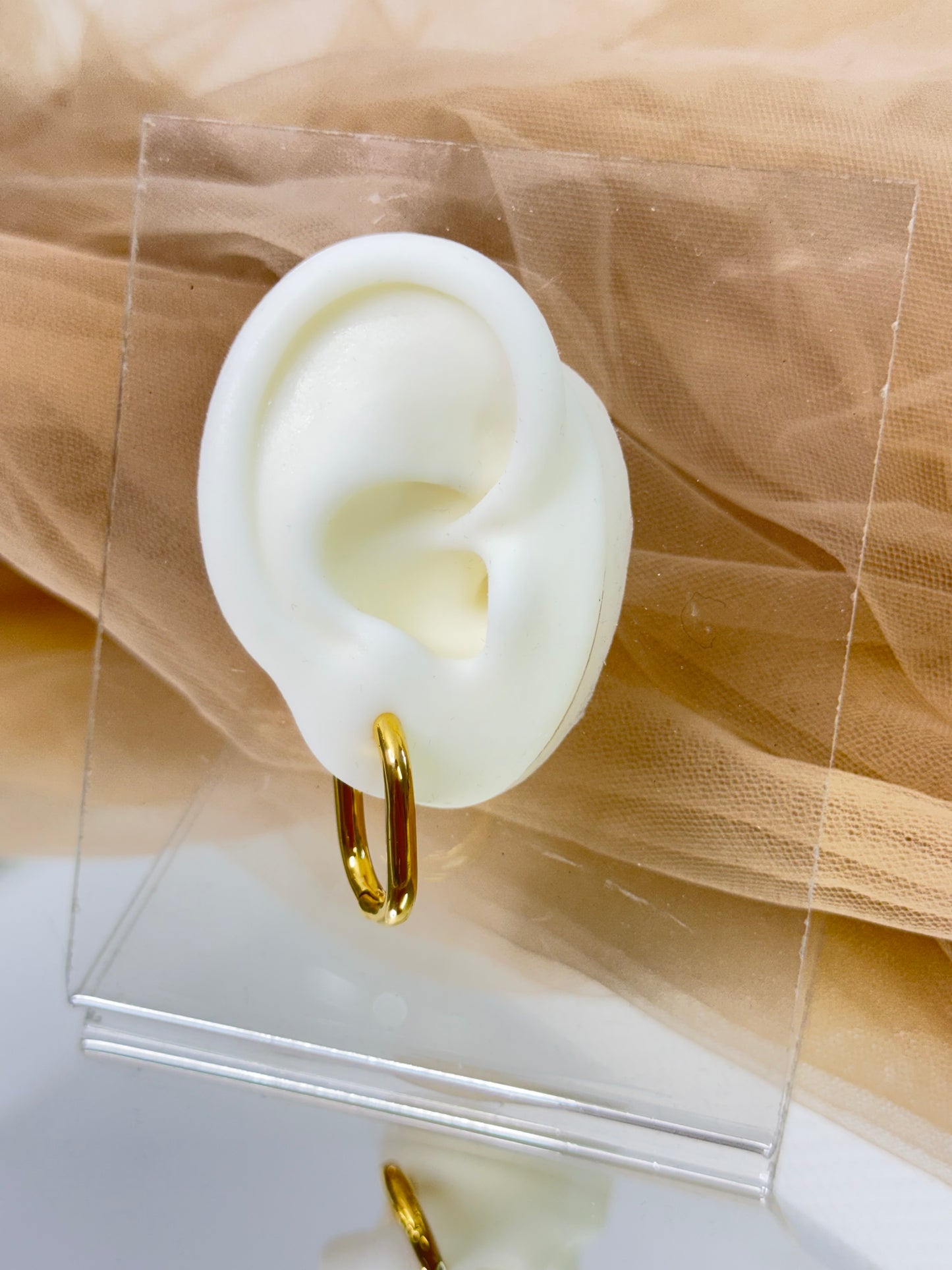 Yellow Gold Earrings 3843