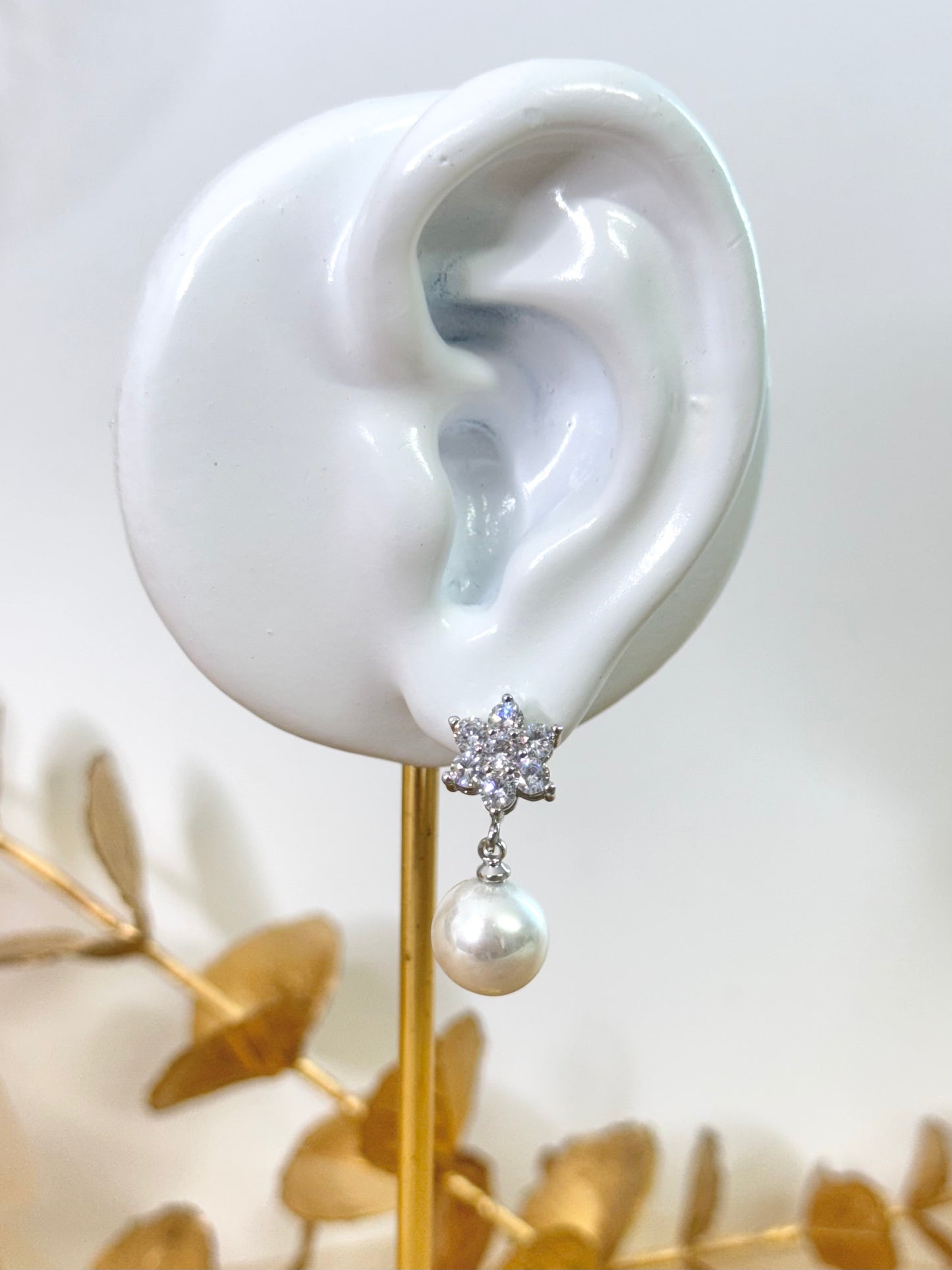 stone earrings, white gold earrings, drop earrings, australia earrings, simple earrings, stud earrings