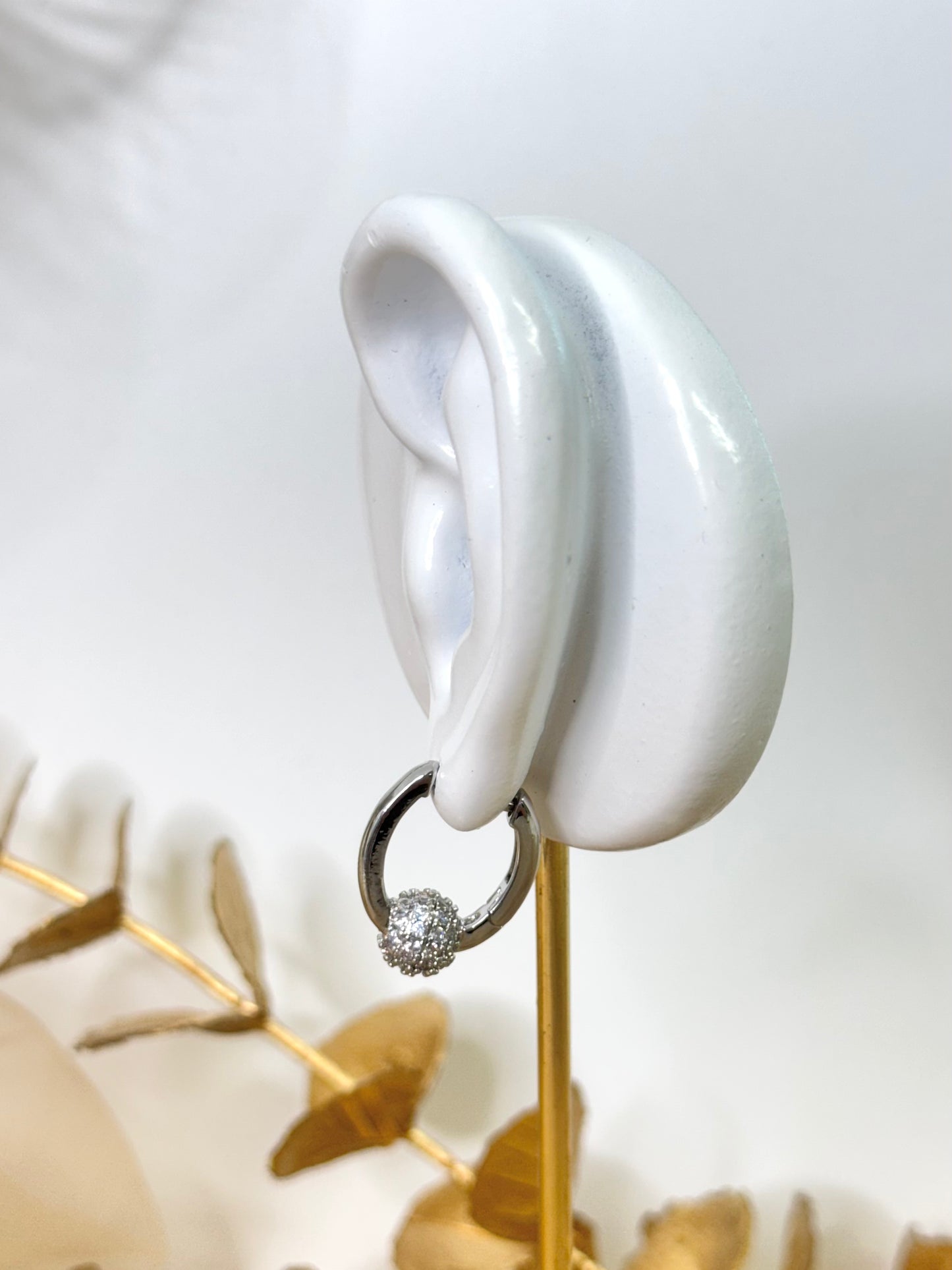 stone earrings, white gold earrings, hoop earrings, australia earrings, simple earrings