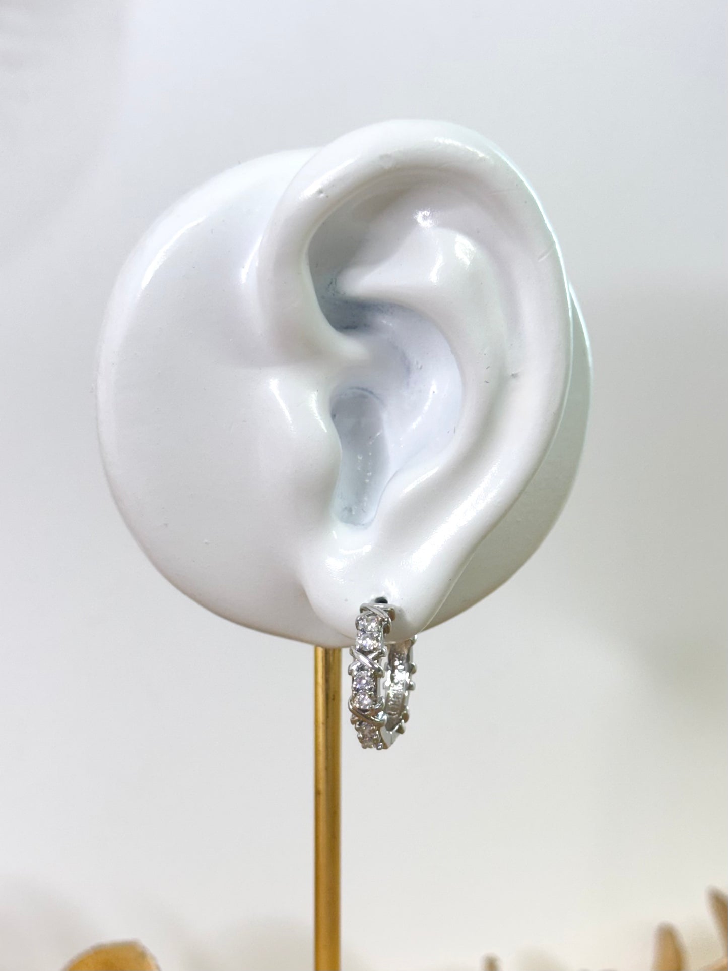stone earrings, white gold earrings, hoop earrings, australia earrings, simple earrings