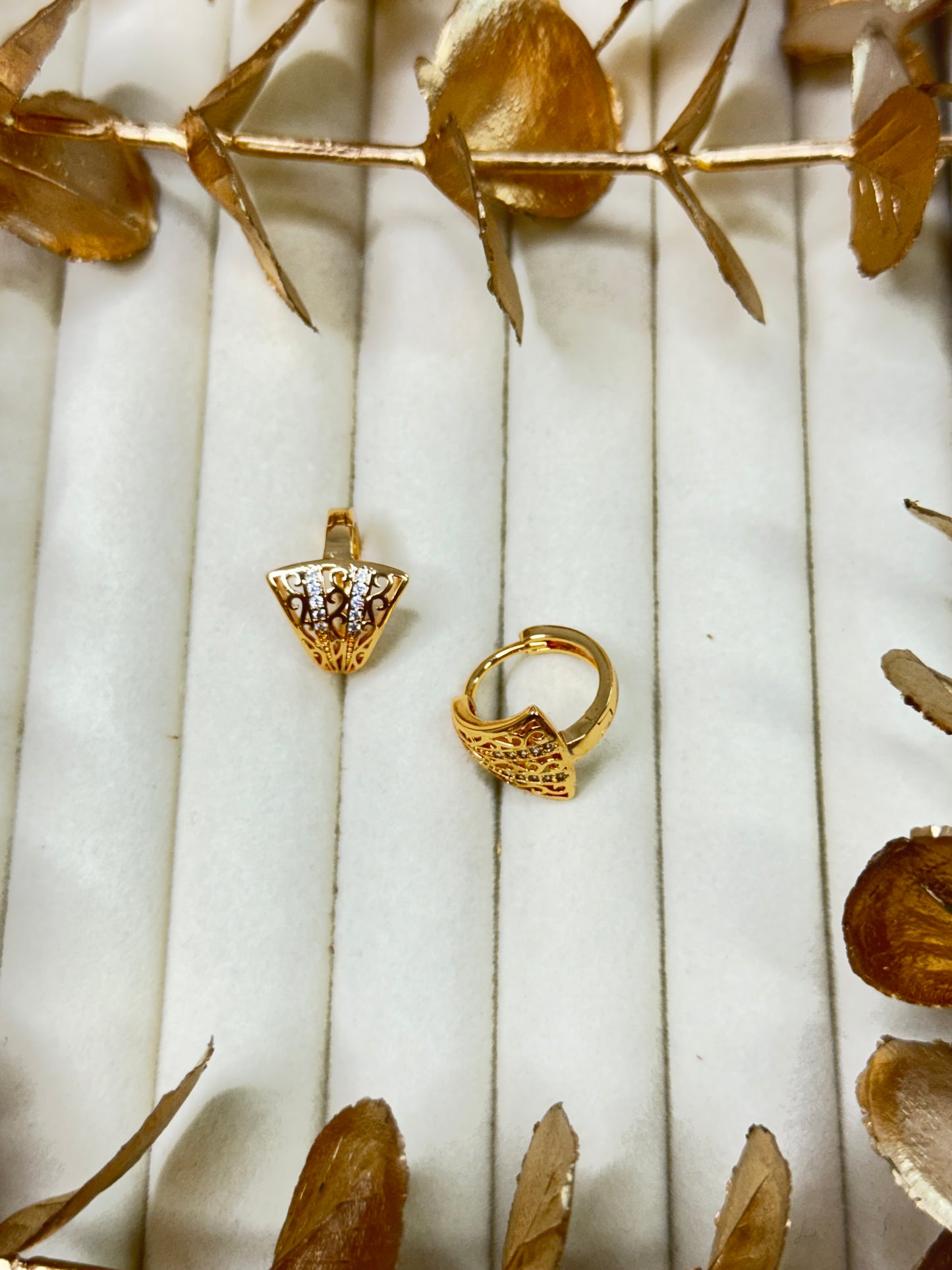 Rose Gold Earrings 1643