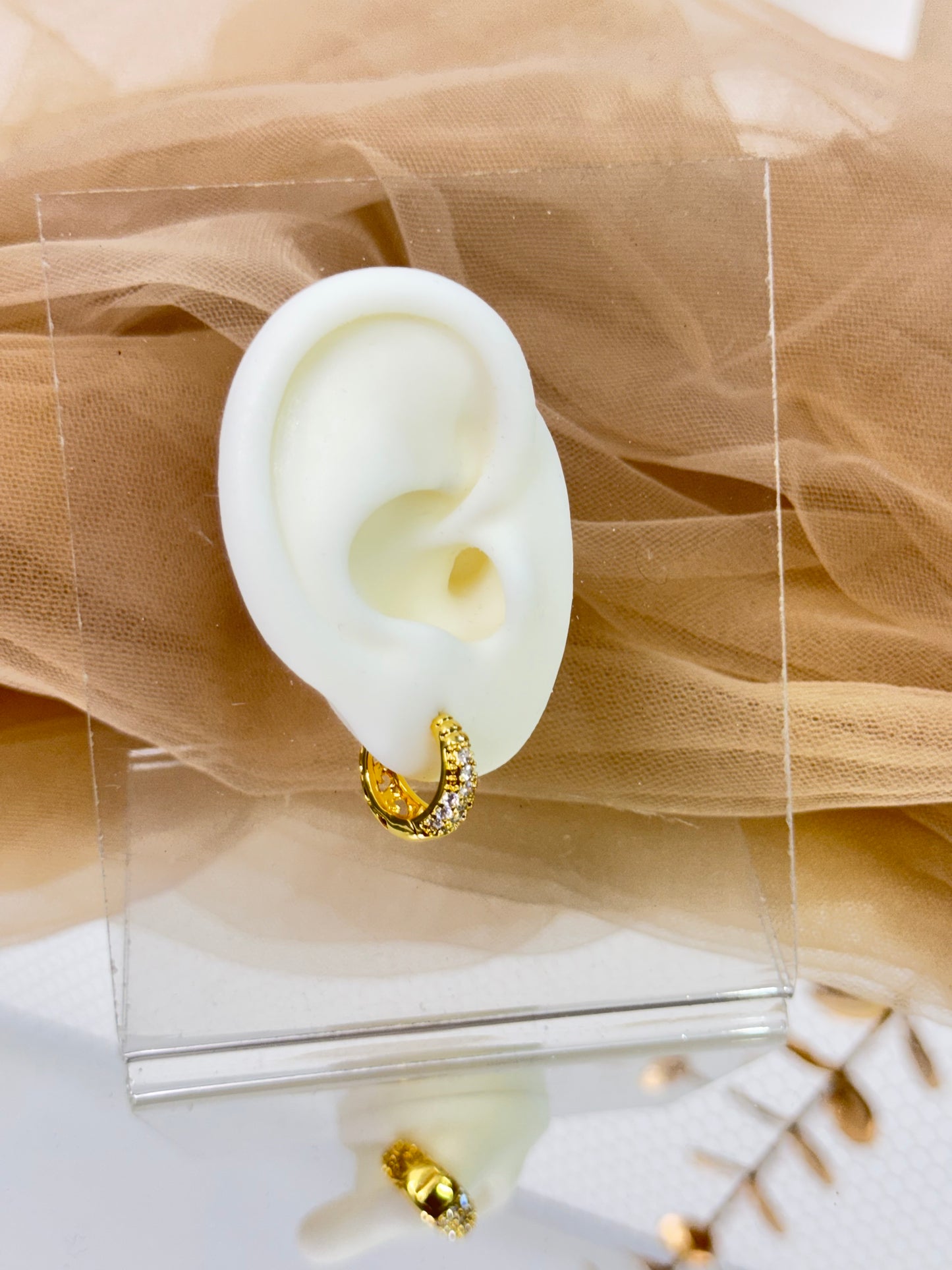 Yellow Gold Earrings 3842