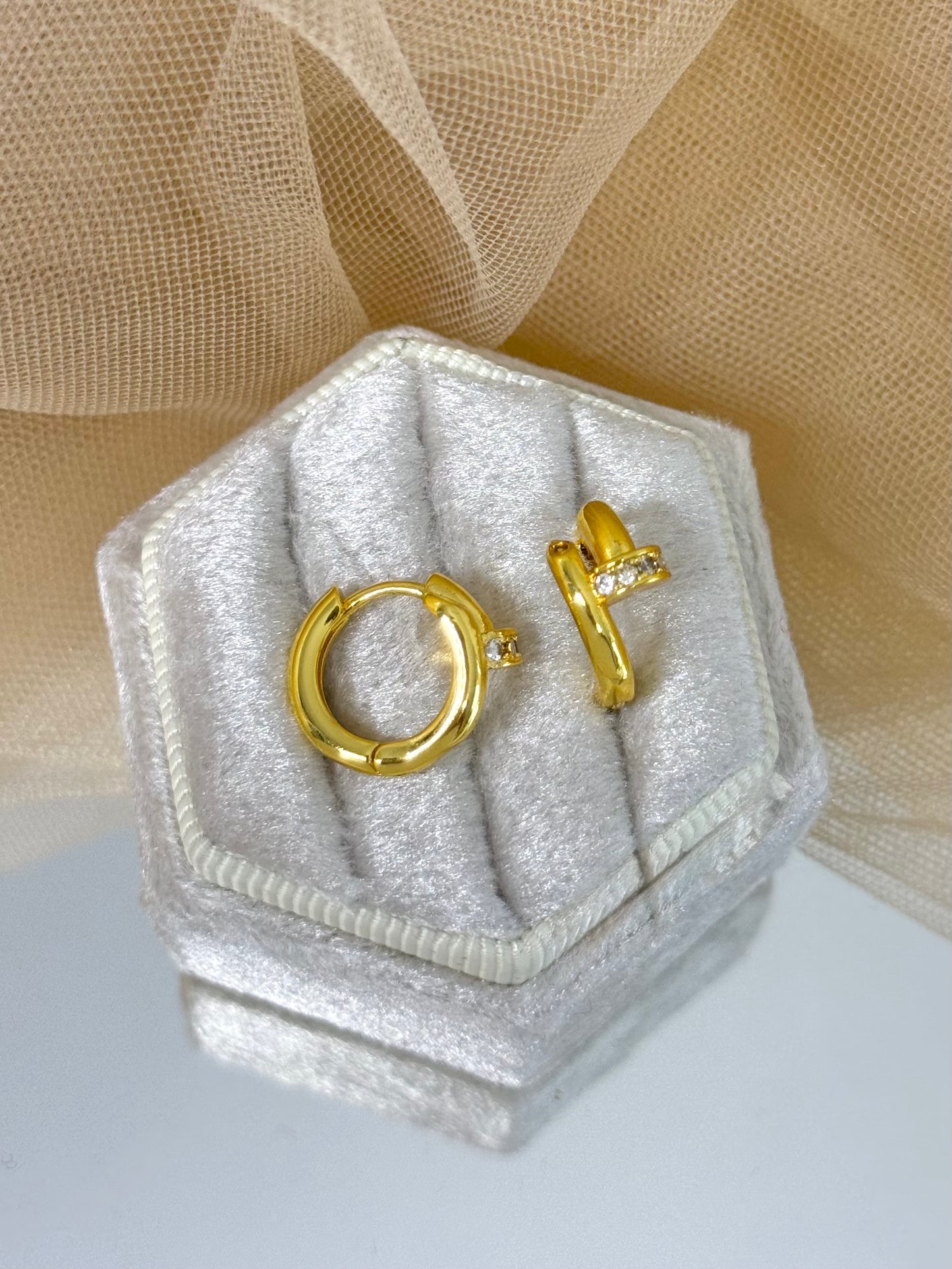 Yellow Gold Earrings 1916