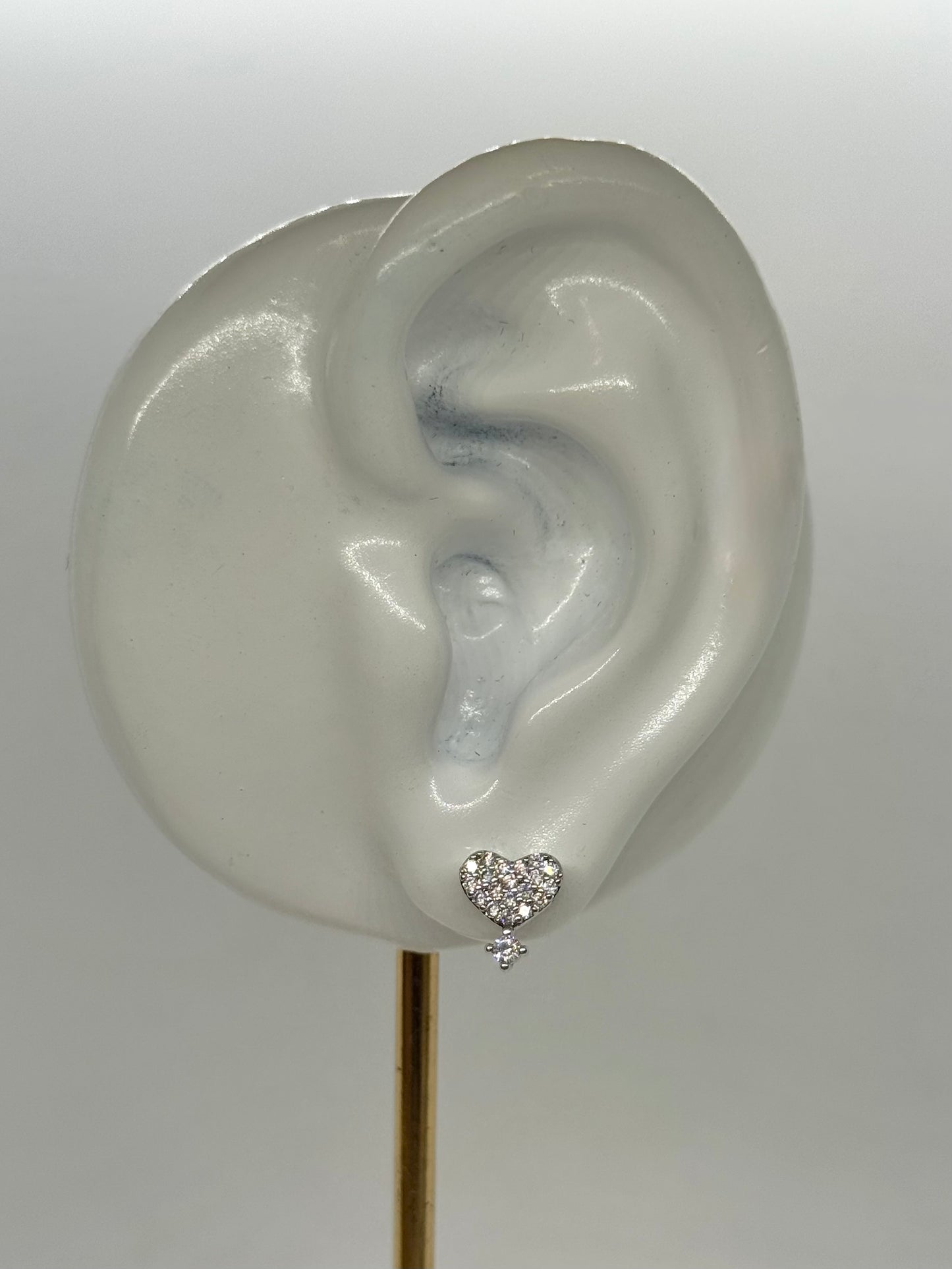 White Gold Earrings 4755