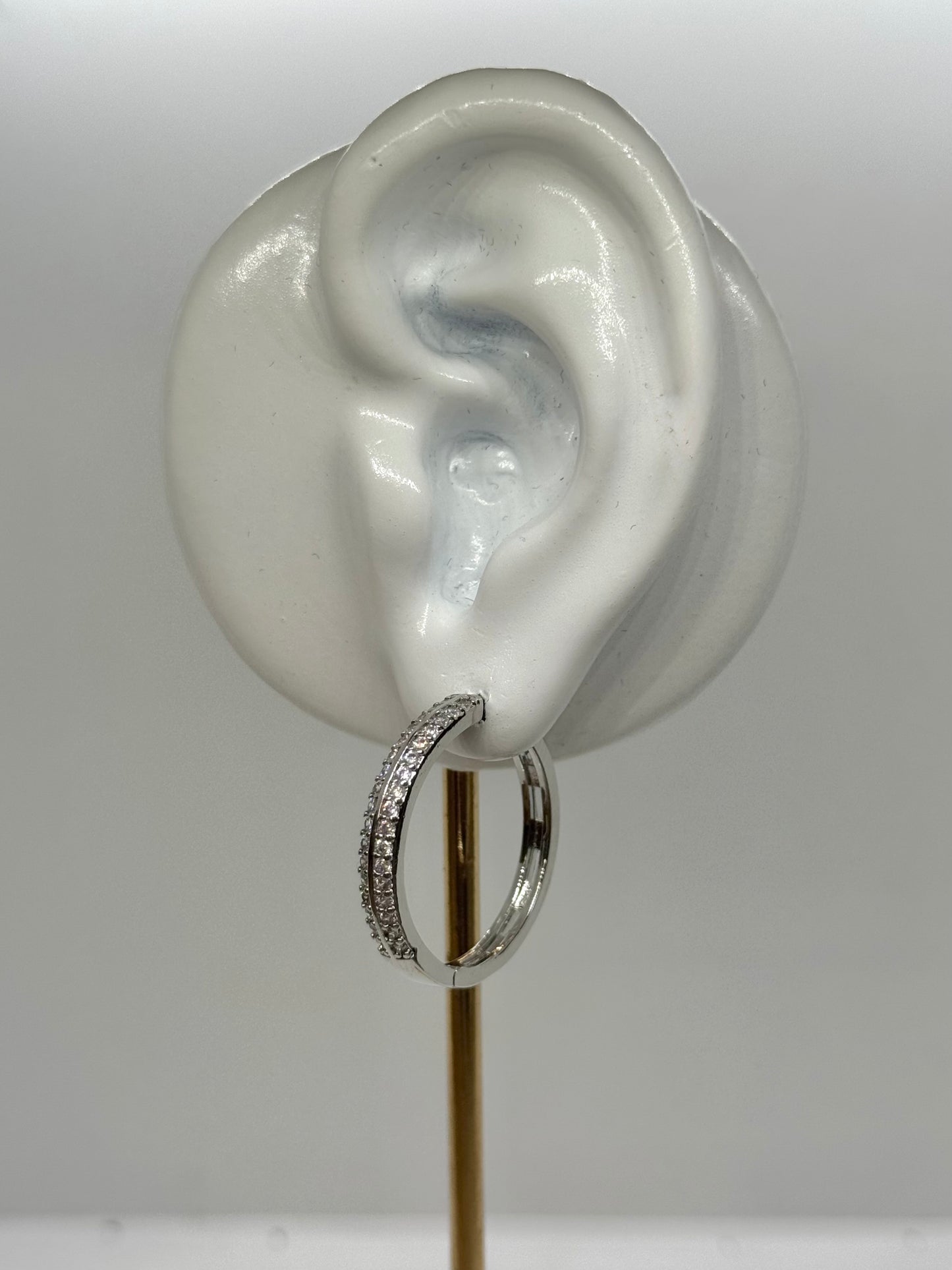 White Gold Earrings 4741