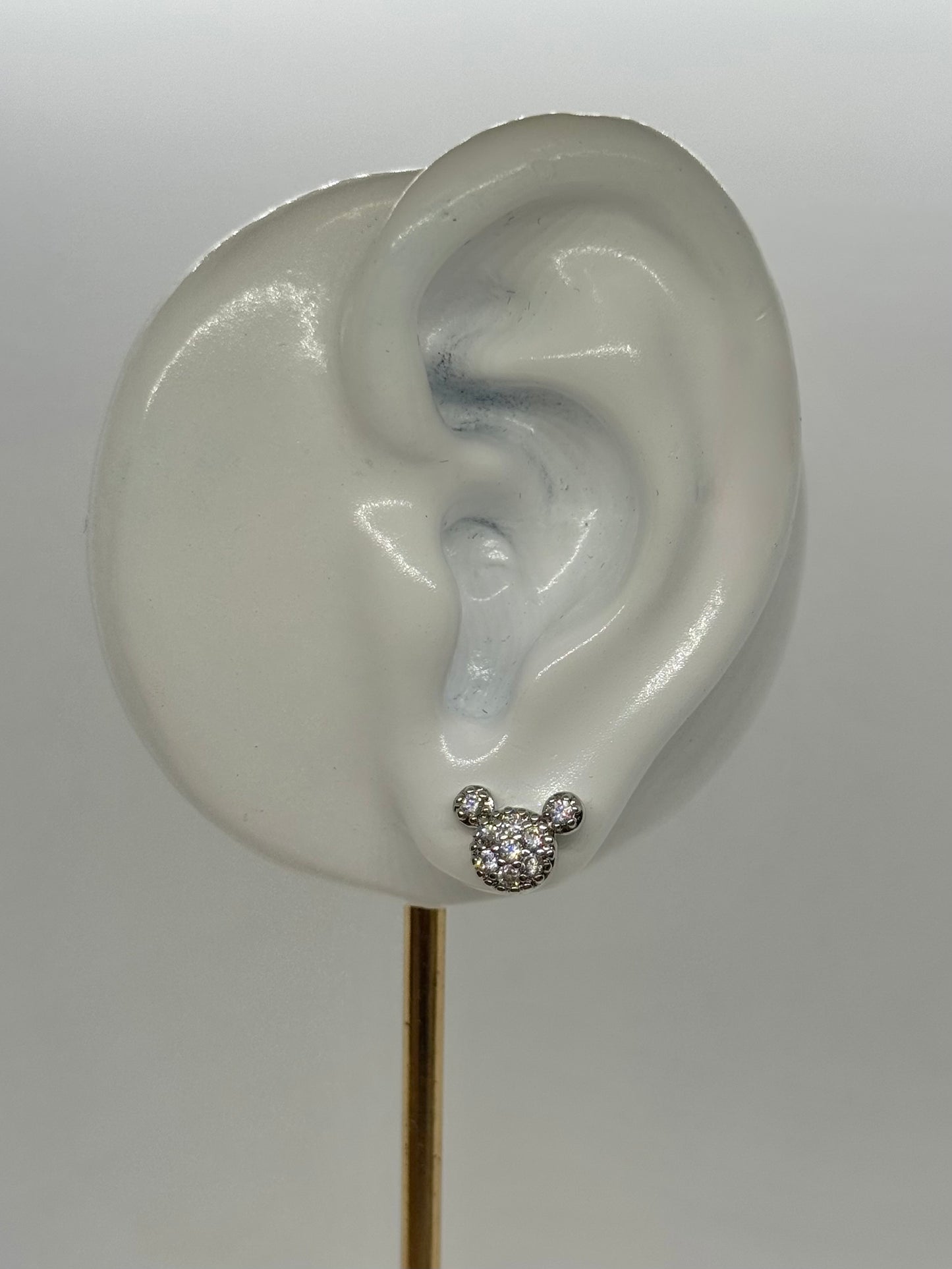 White Gold Earrings 4756