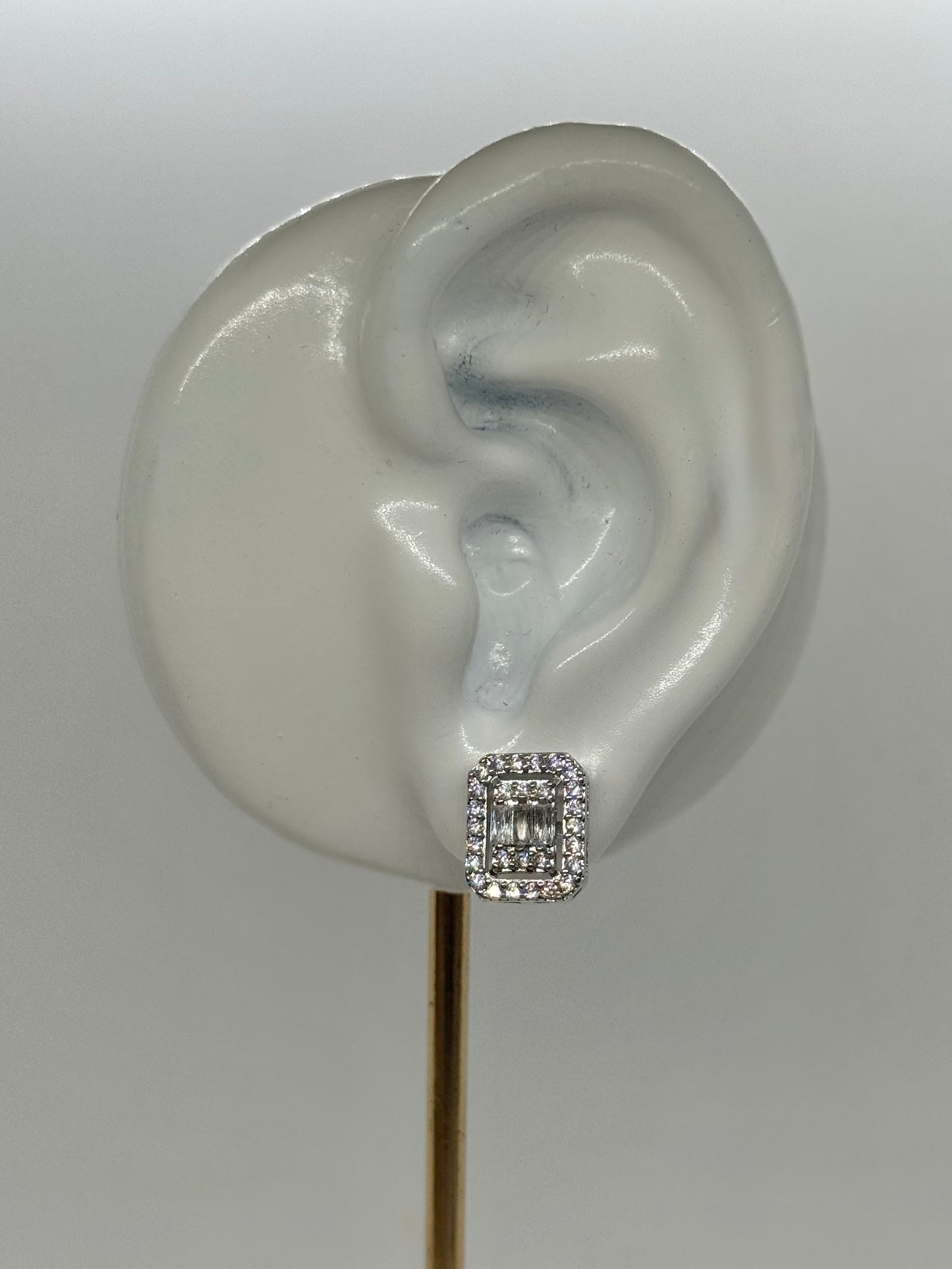 White Gold Earrings 4753