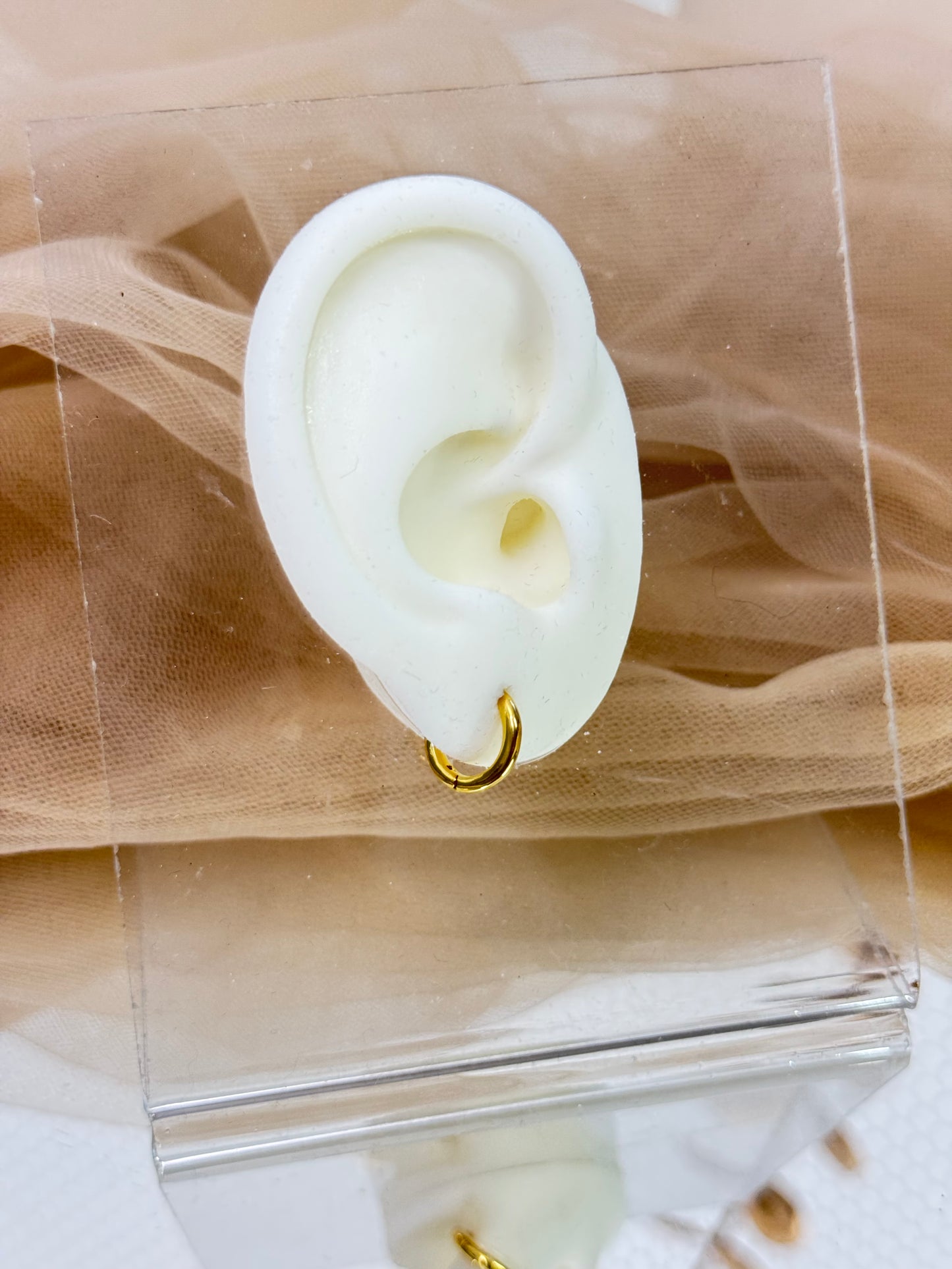 Yellow Gold Earrings 3838