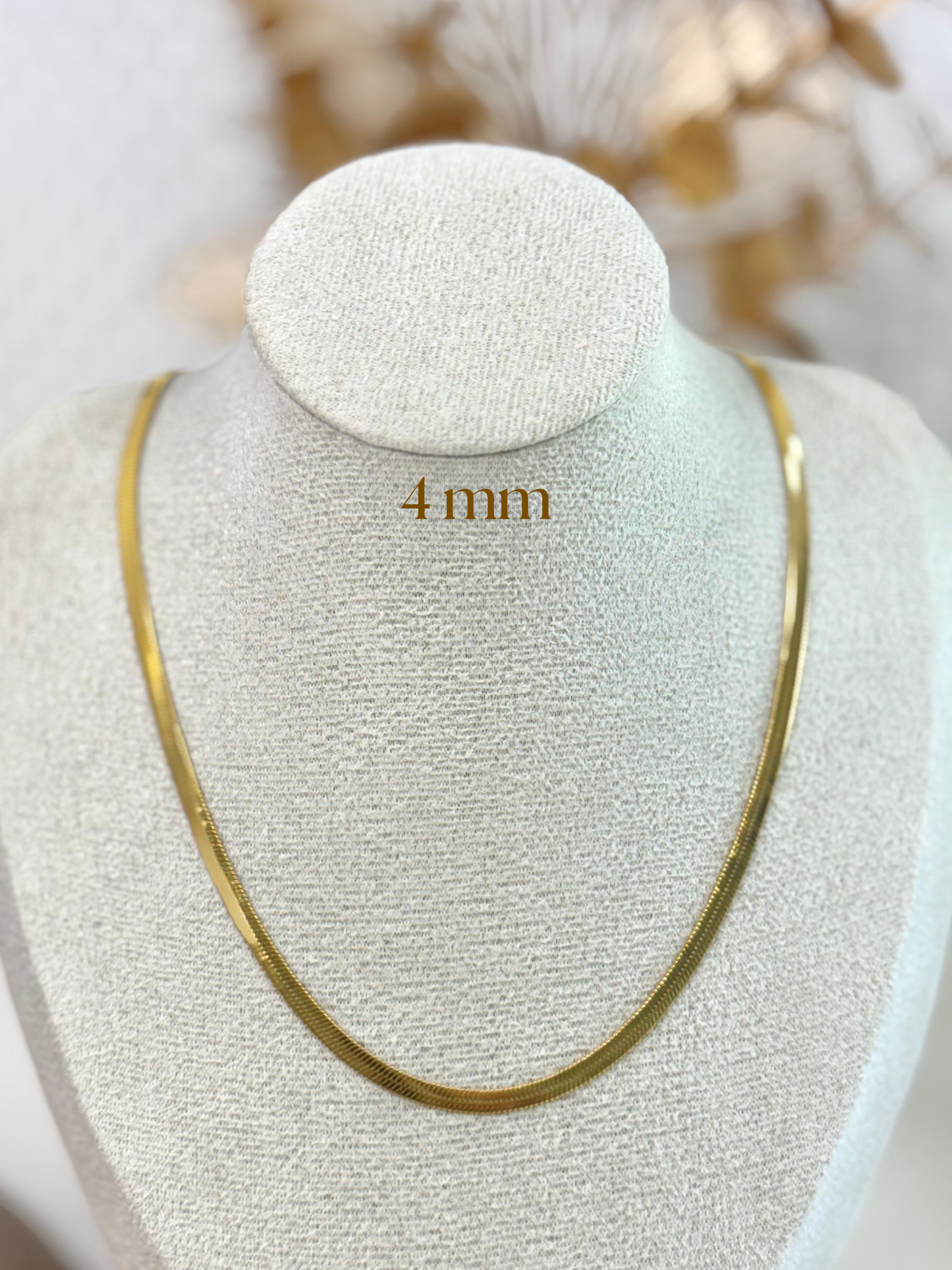 Flat Chain Necklace, Gift Ideas for Girls, Non-tarnish, Classic Gifts
