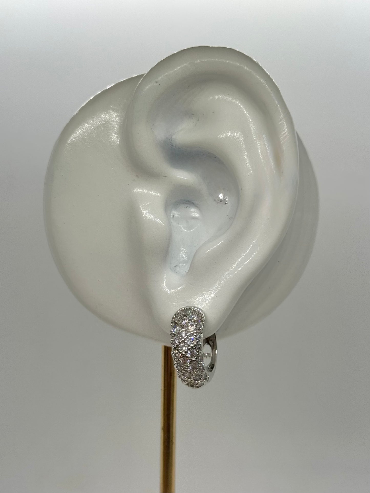 White Gold Earrings 4749