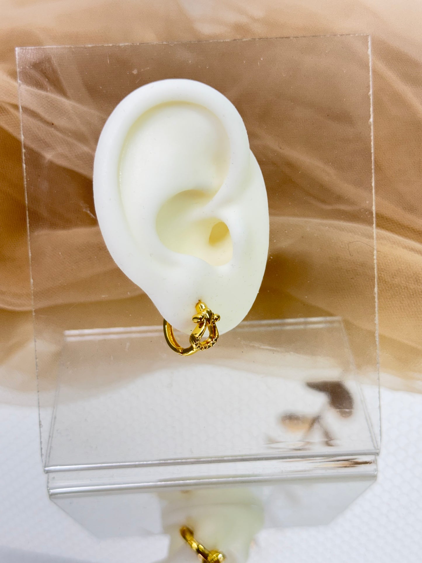 Yellow Gold Earrings 3850