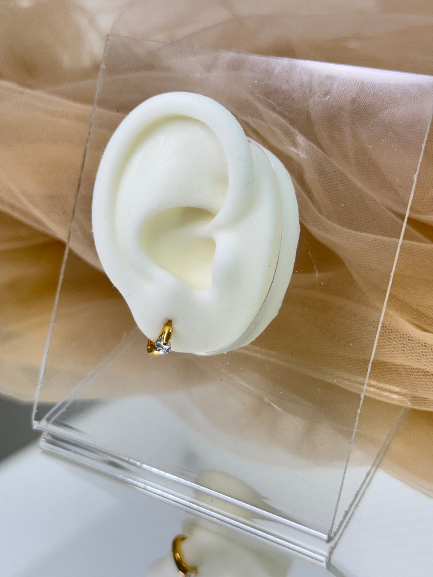 Yellow Gold Earrings 3840