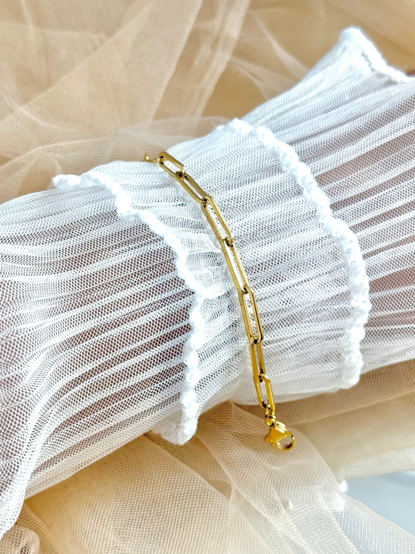 Gina Link Bracelet in Gold