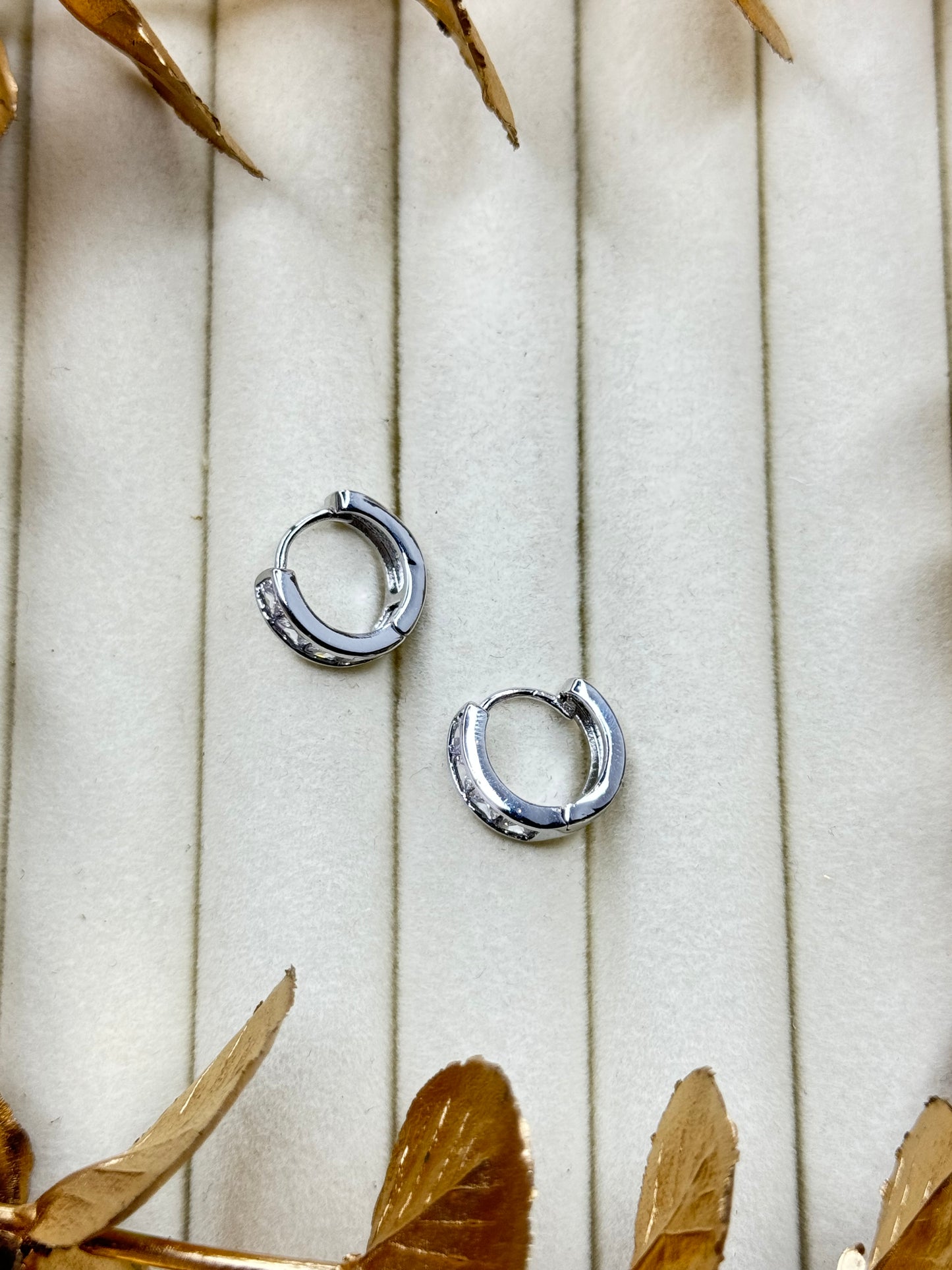 White Gold Earrings 1697