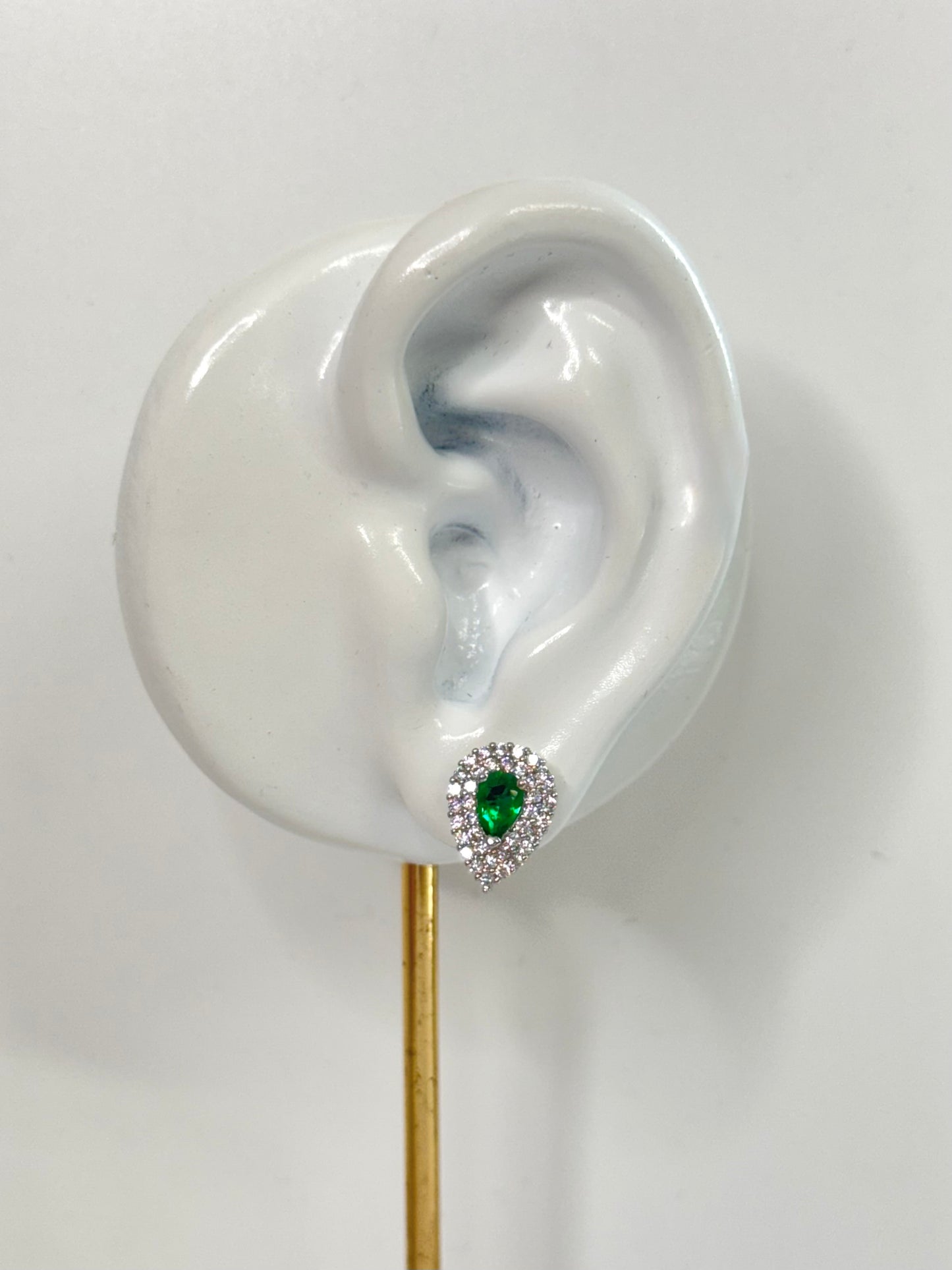 White Gold Earrings 1713
