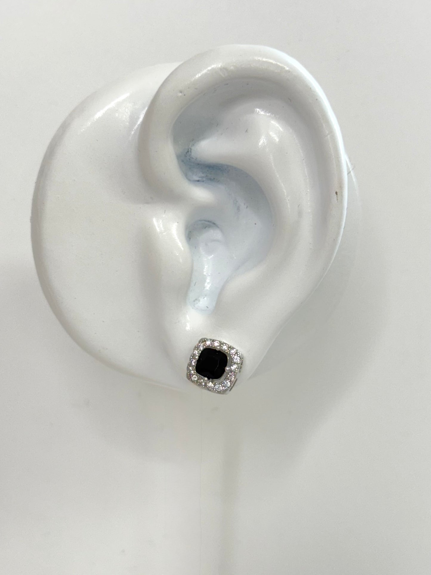 White Gold Earrings 3607