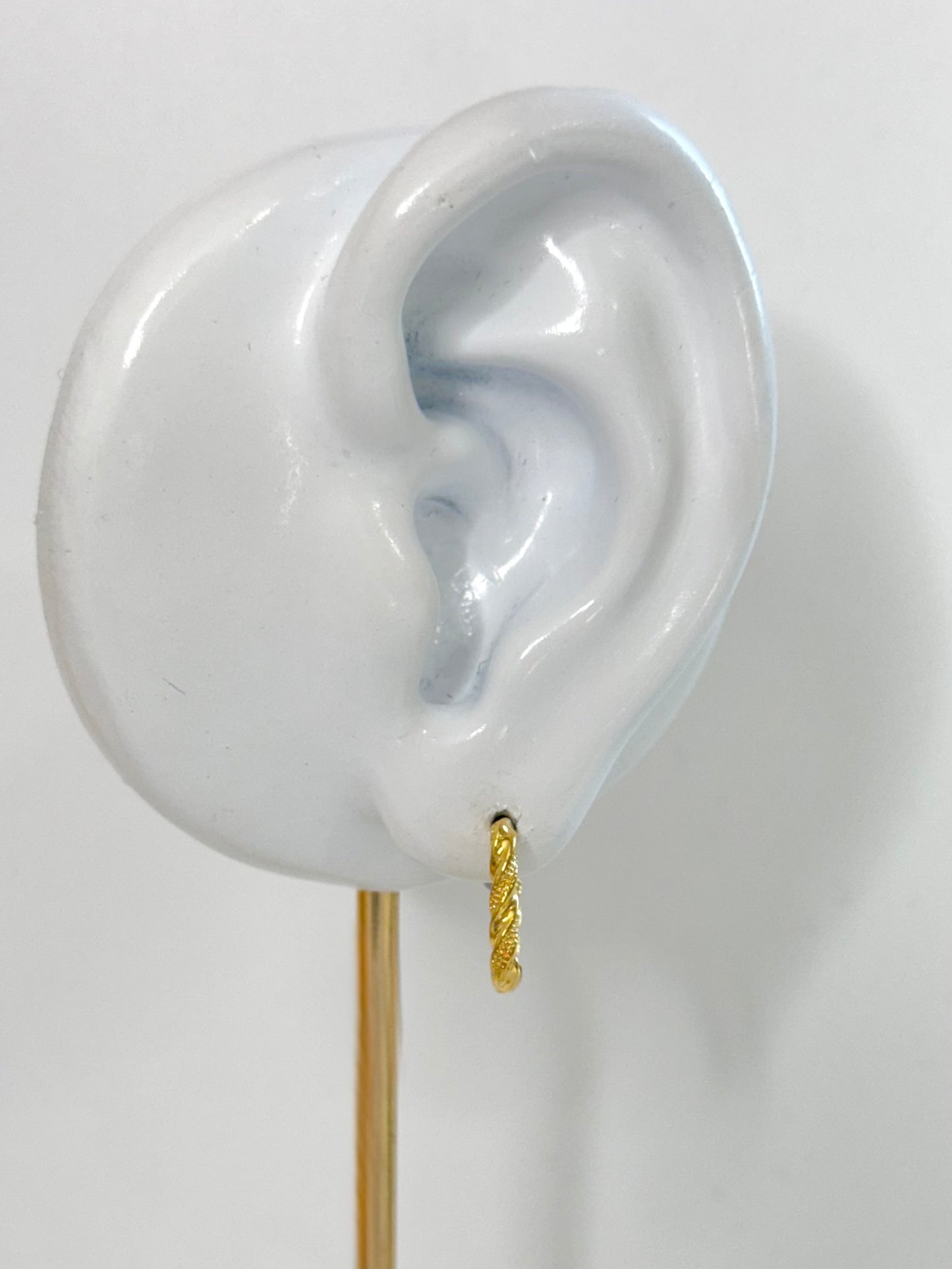 Yellow Gold Earrings 4556