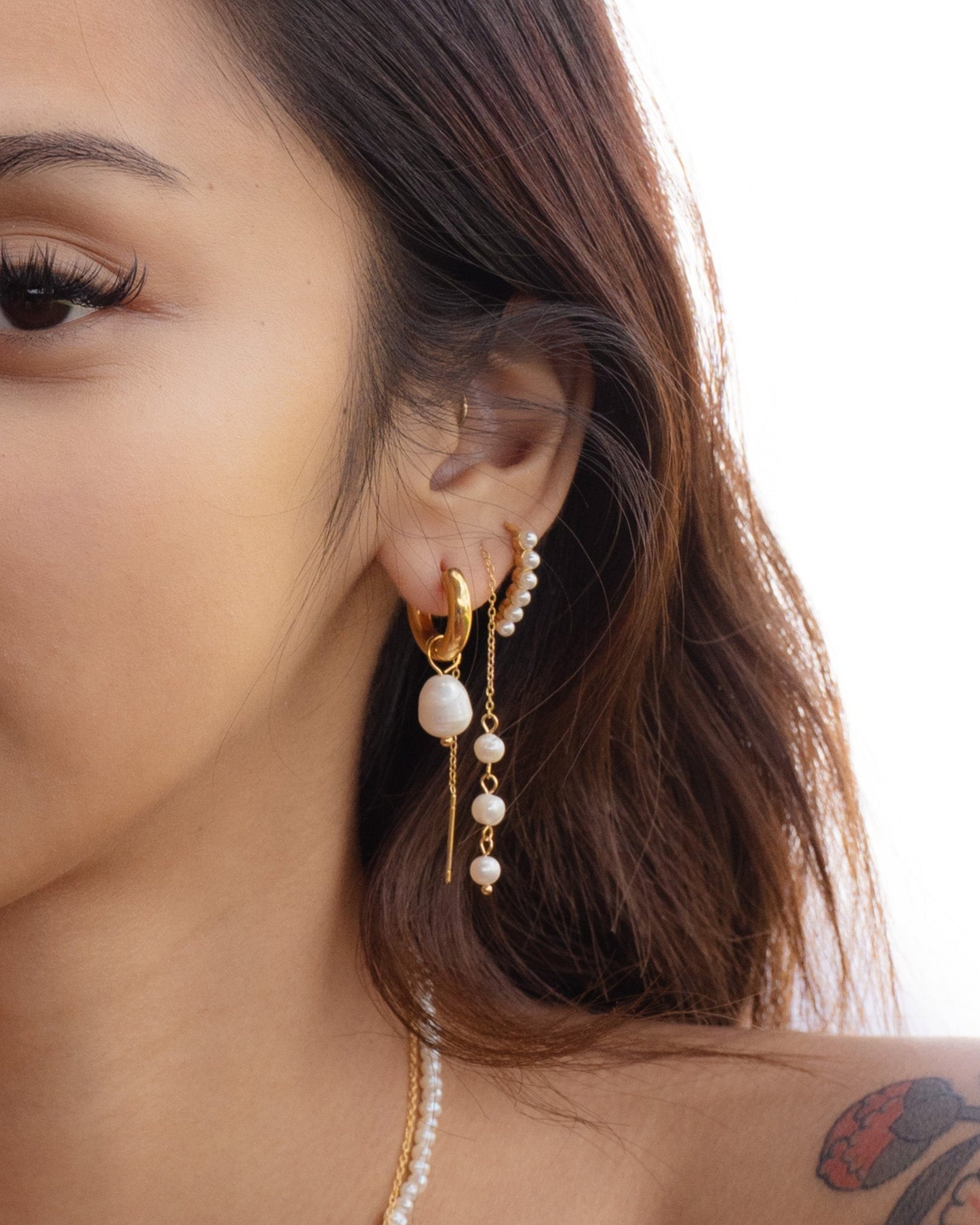 Threader Pearl Earrings 4621