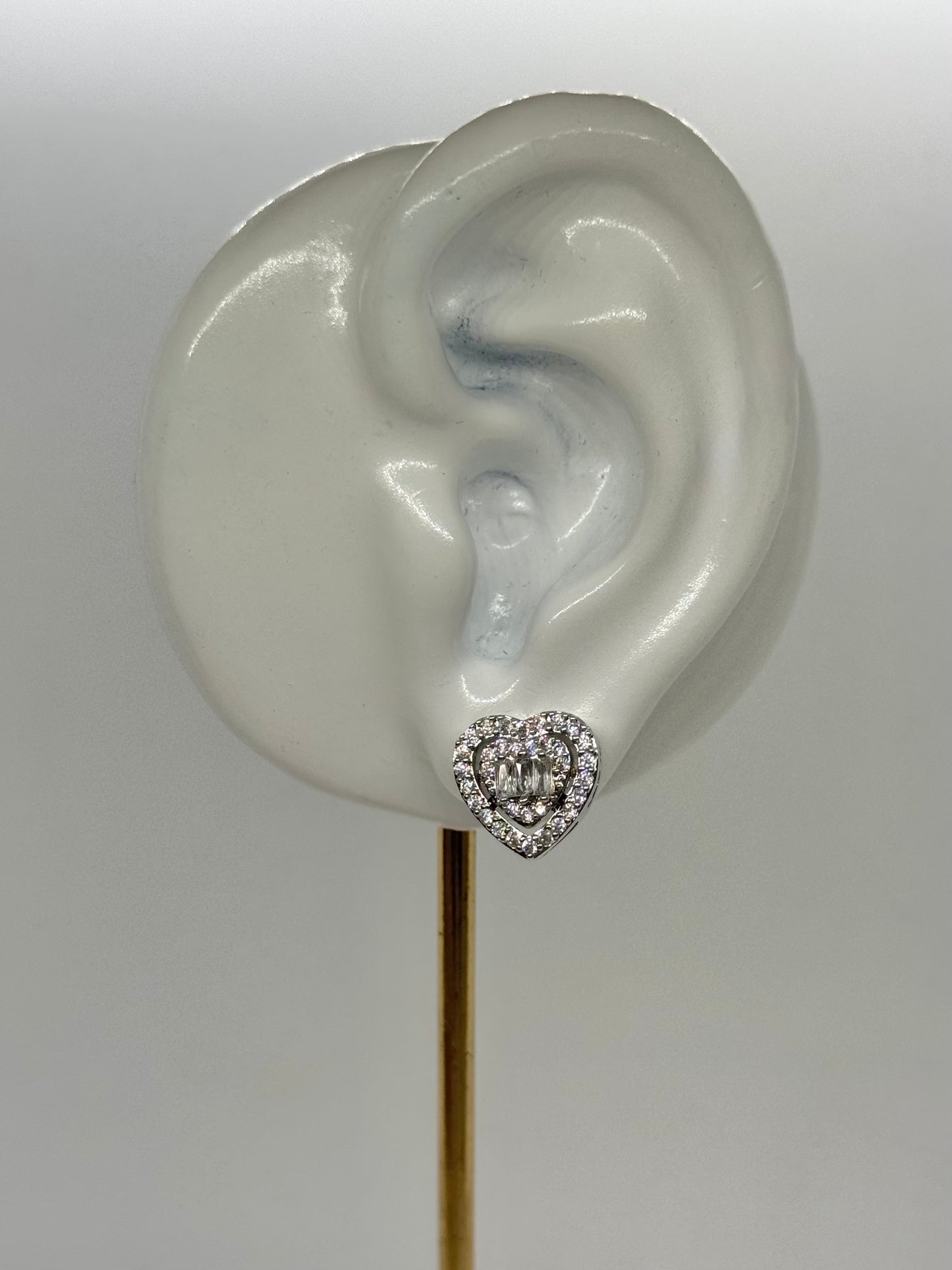 White Gold Earrings 4761