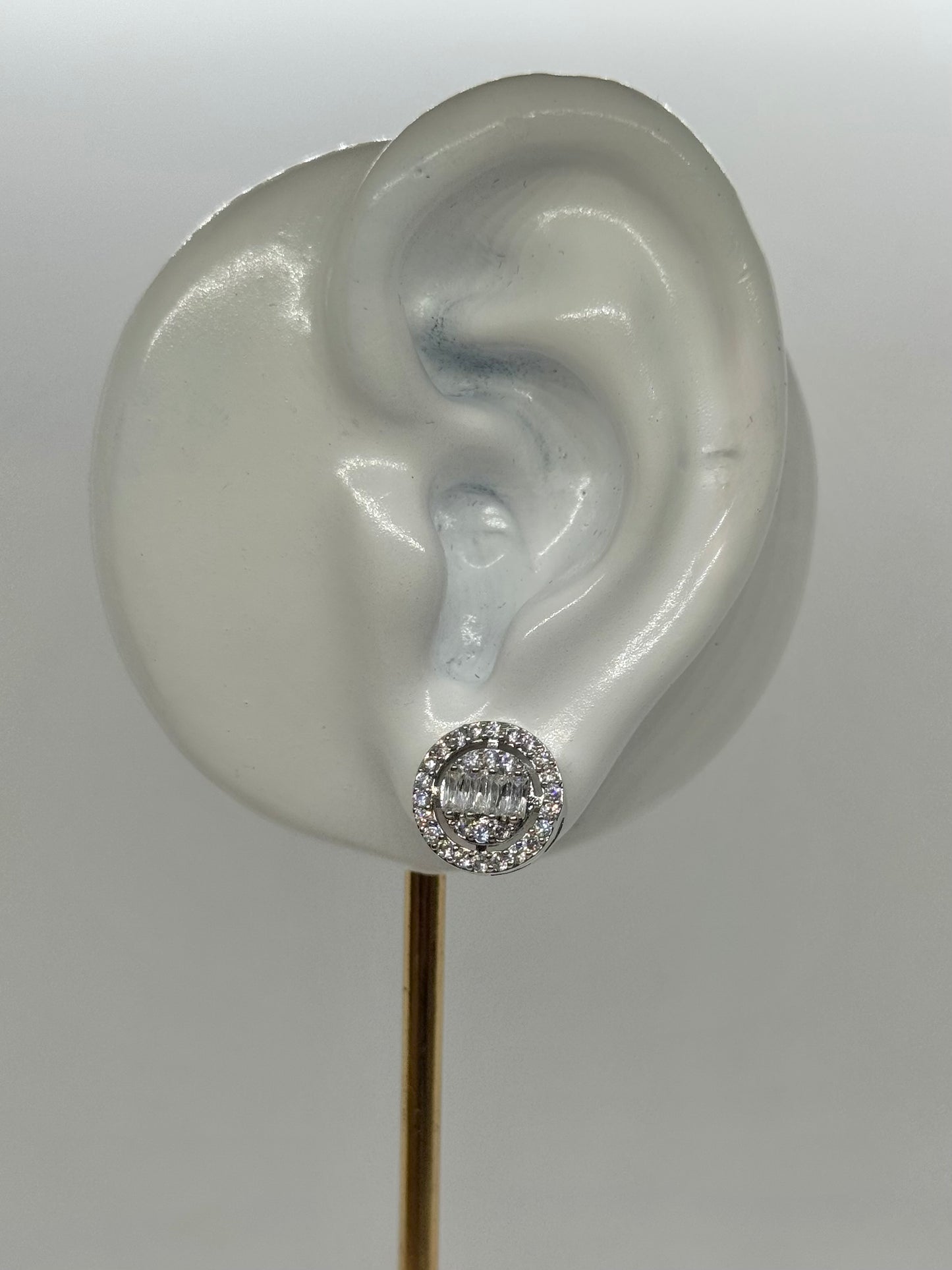 White Gold Earrings 4760