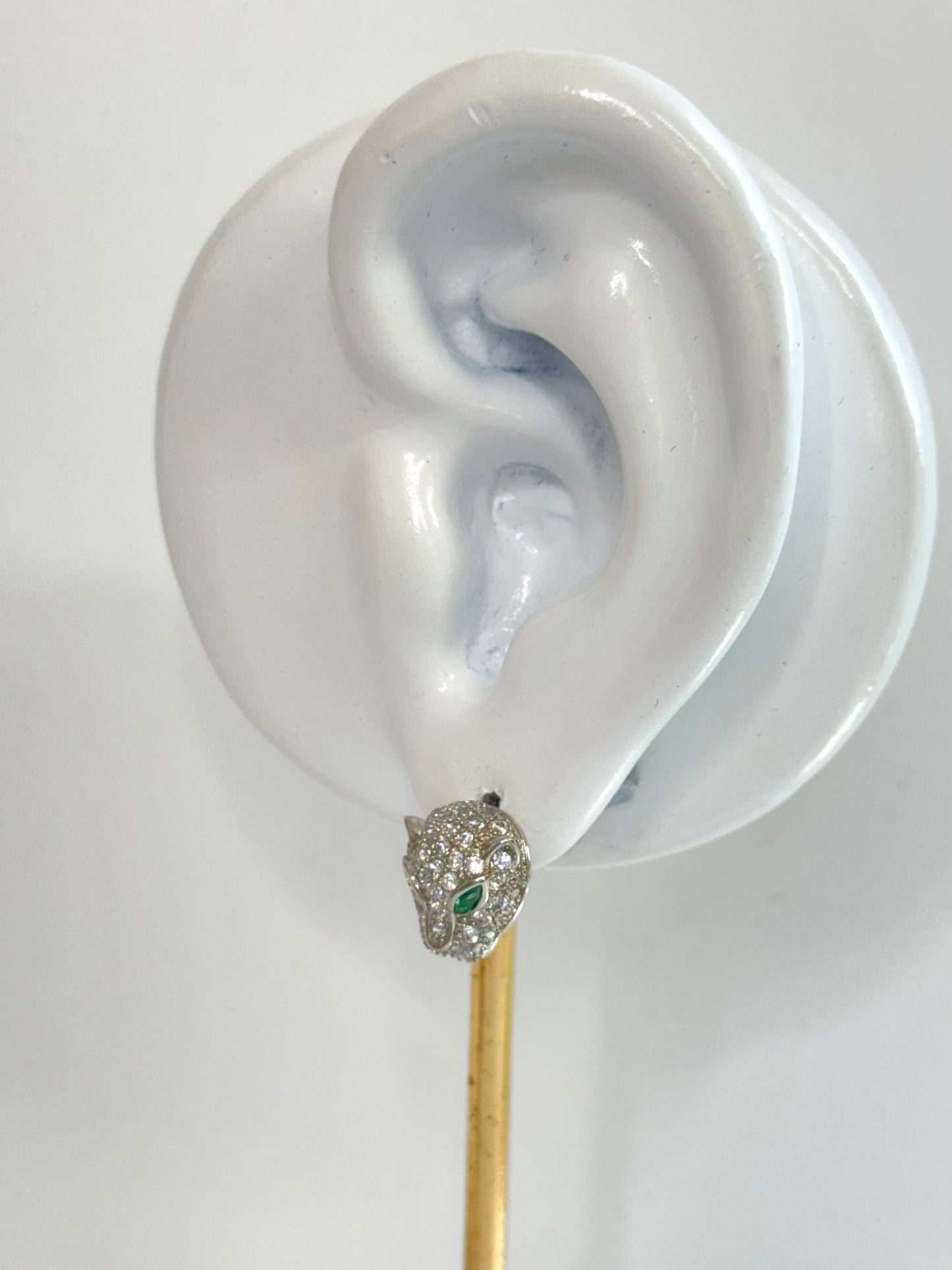 White Gold Earrings 1666