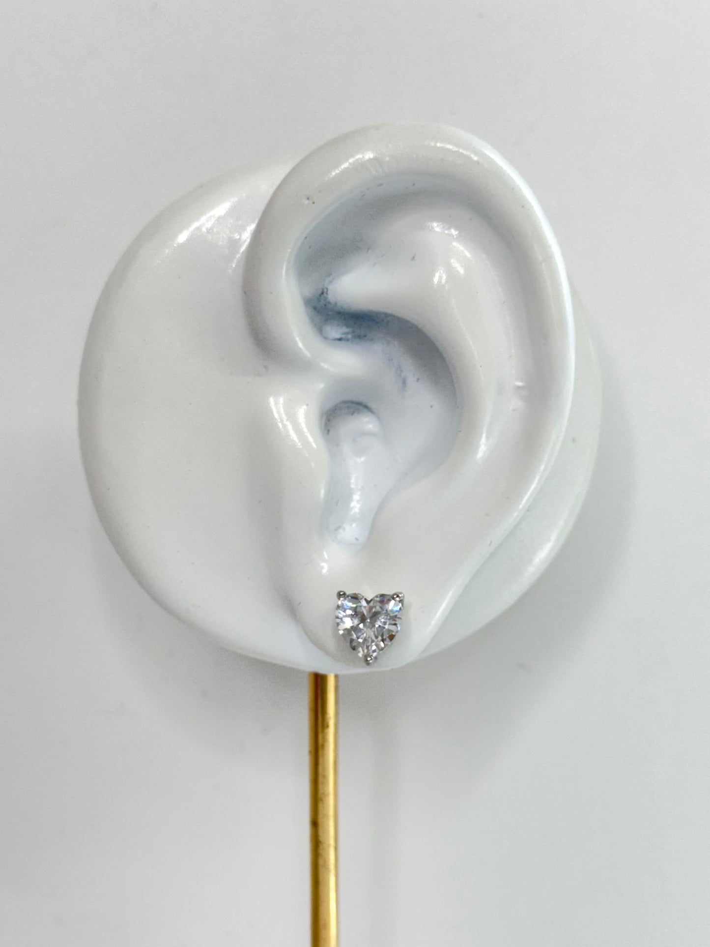 White Gold Earrings 3605
