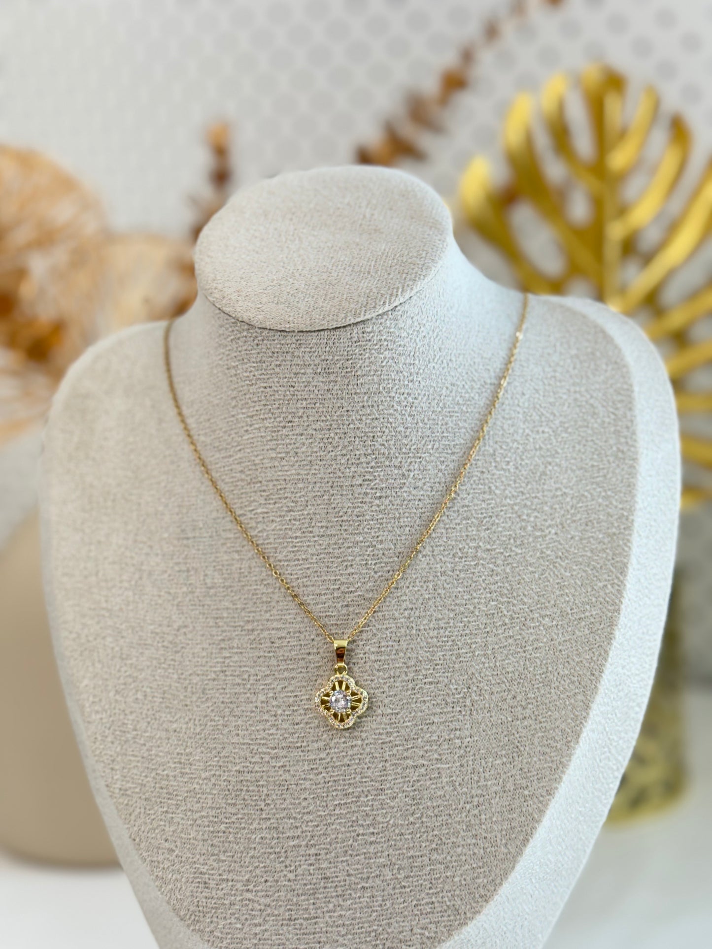 Leah Clover Necklace 758