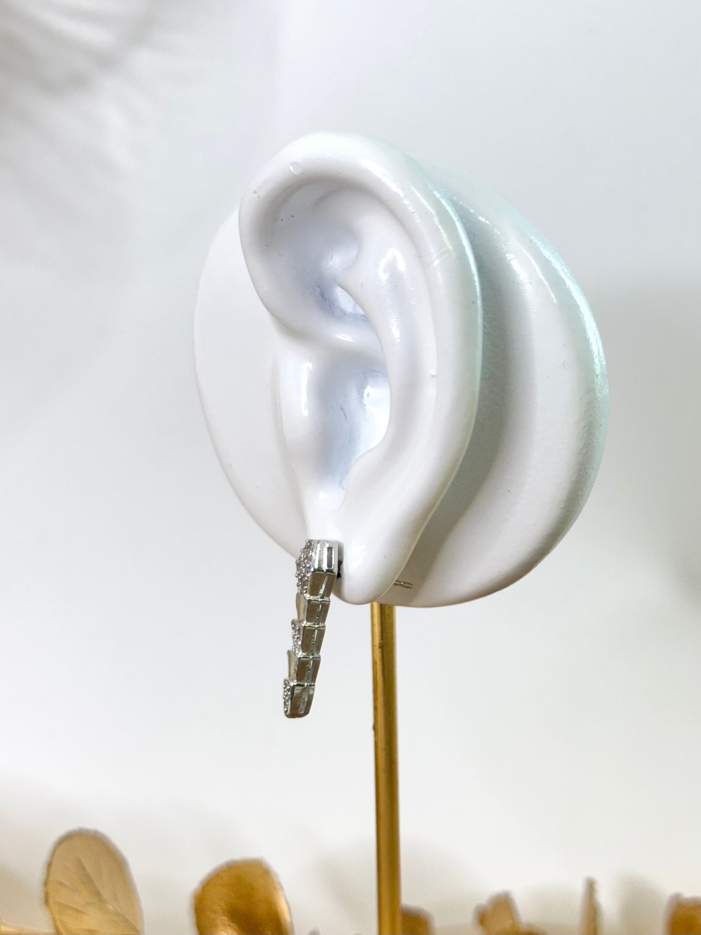 White Gold Earrings 4248