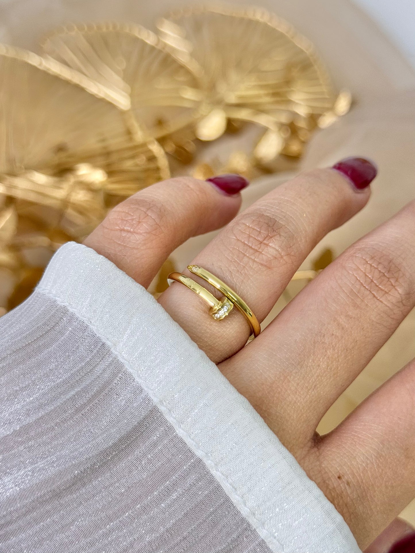 Vala in Stone | Nail Ring 4116