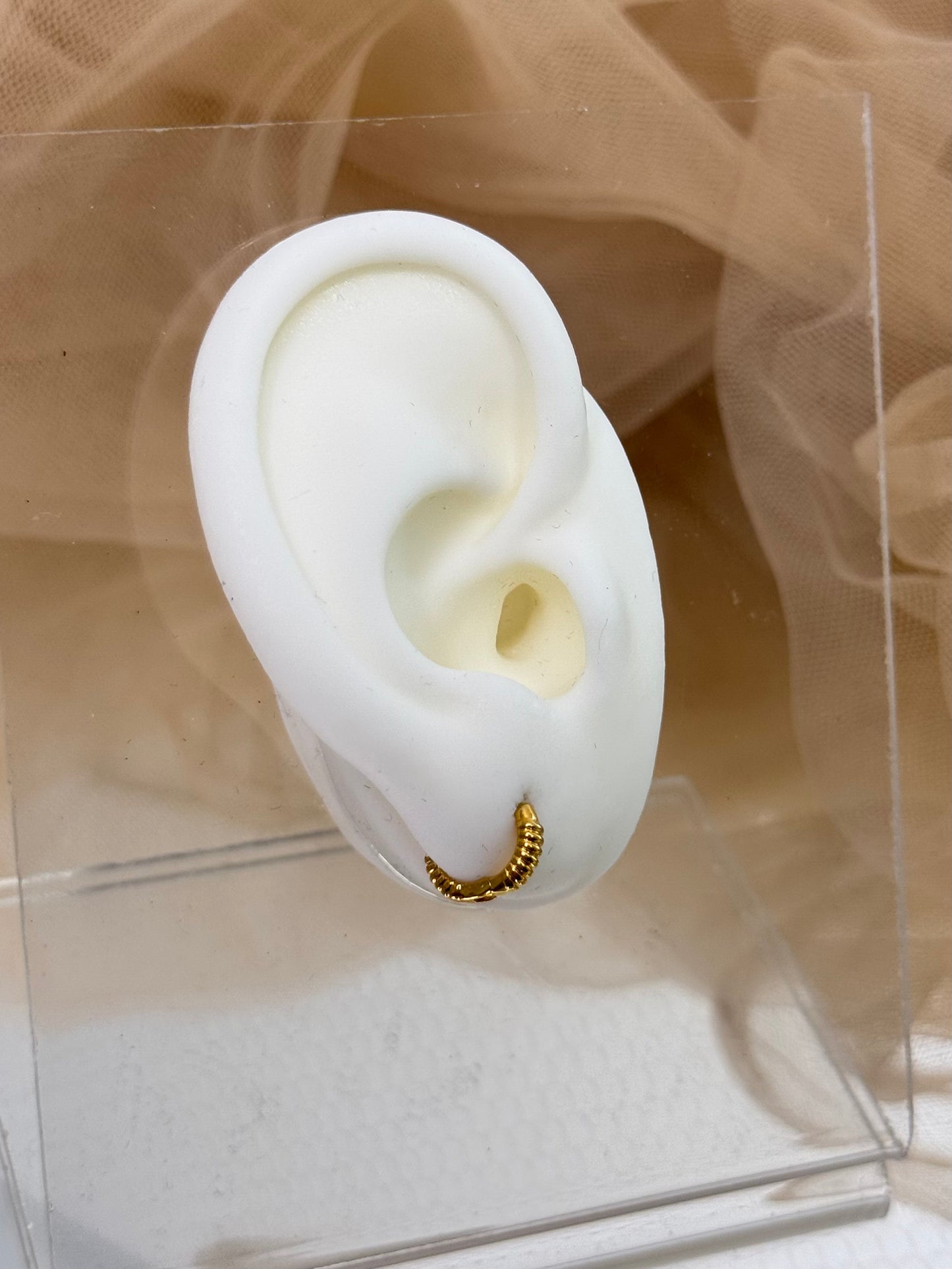 Yellow Gold Earrings 3839