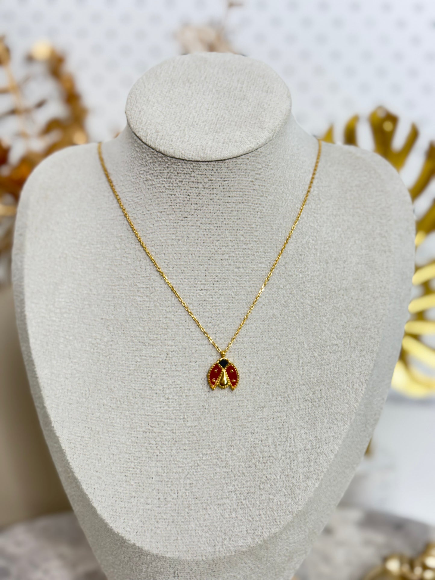Lady Bug Necklace 196