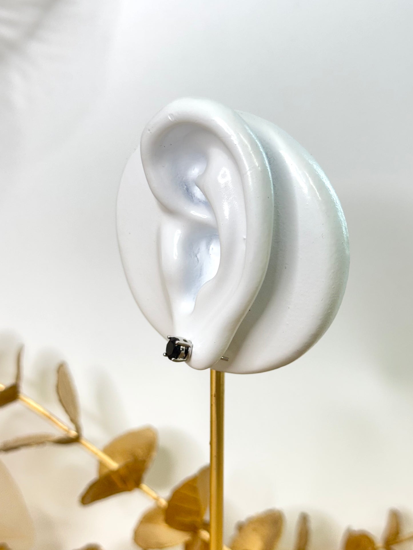 White Gold Earrings 4234
