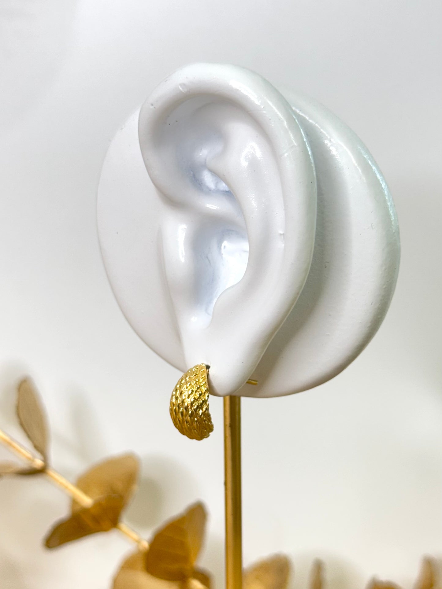 Yellow Gold Earrings 4233