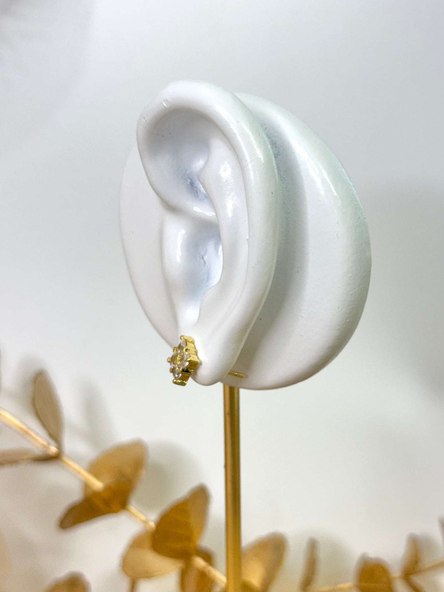 Yellow Gold Earrings 4232