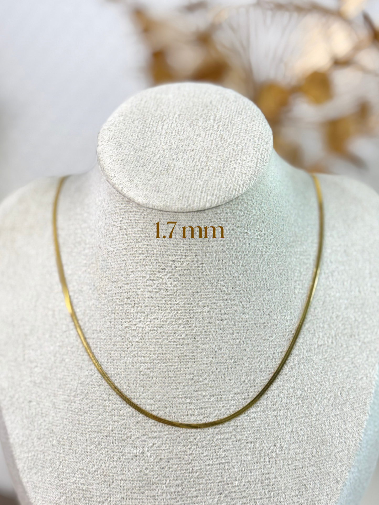 Flat Chain Necklace, Gift Ideas, Girl Necklace, Classic Necklace