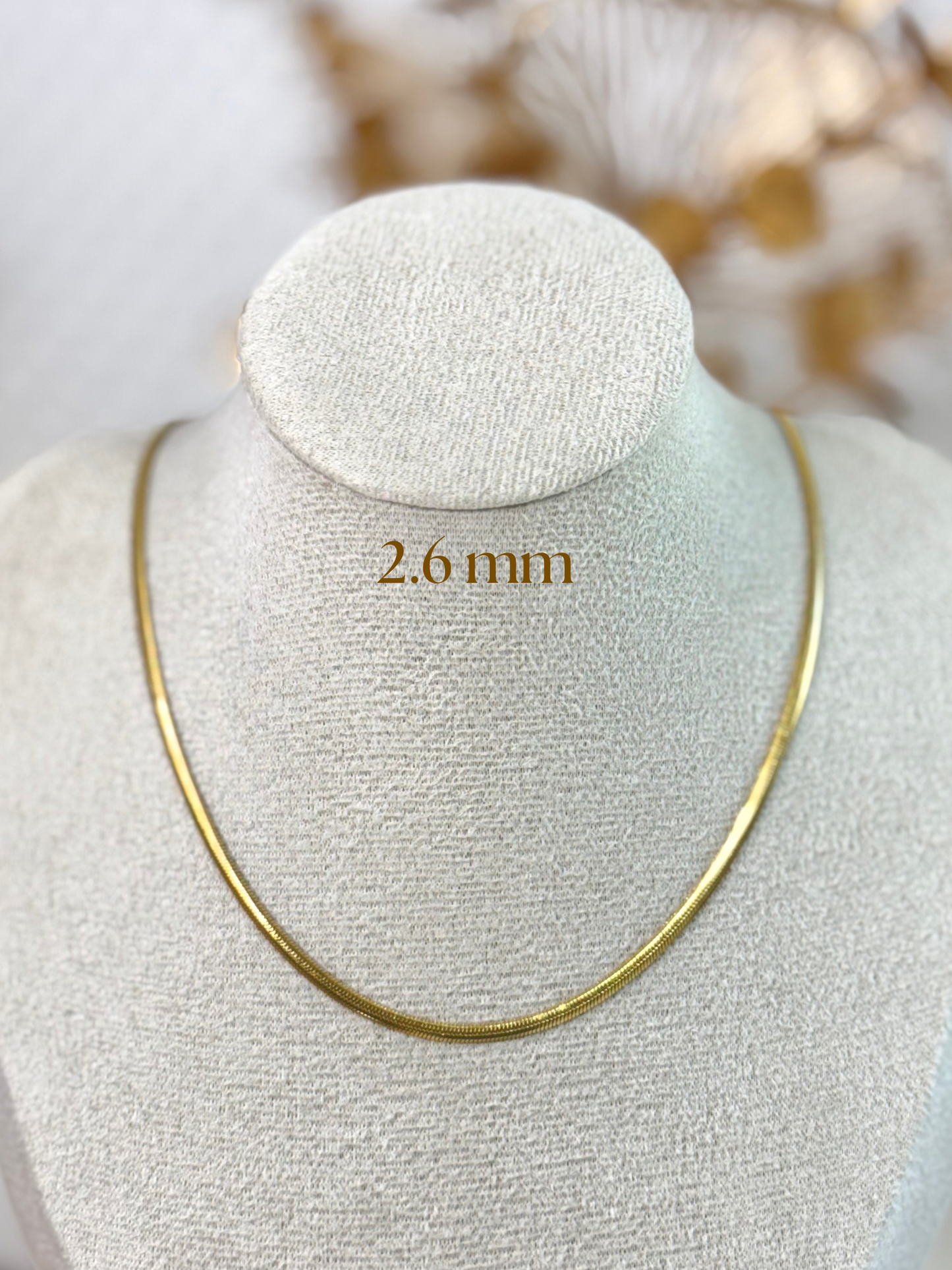 Flat Chain 18” Necklace