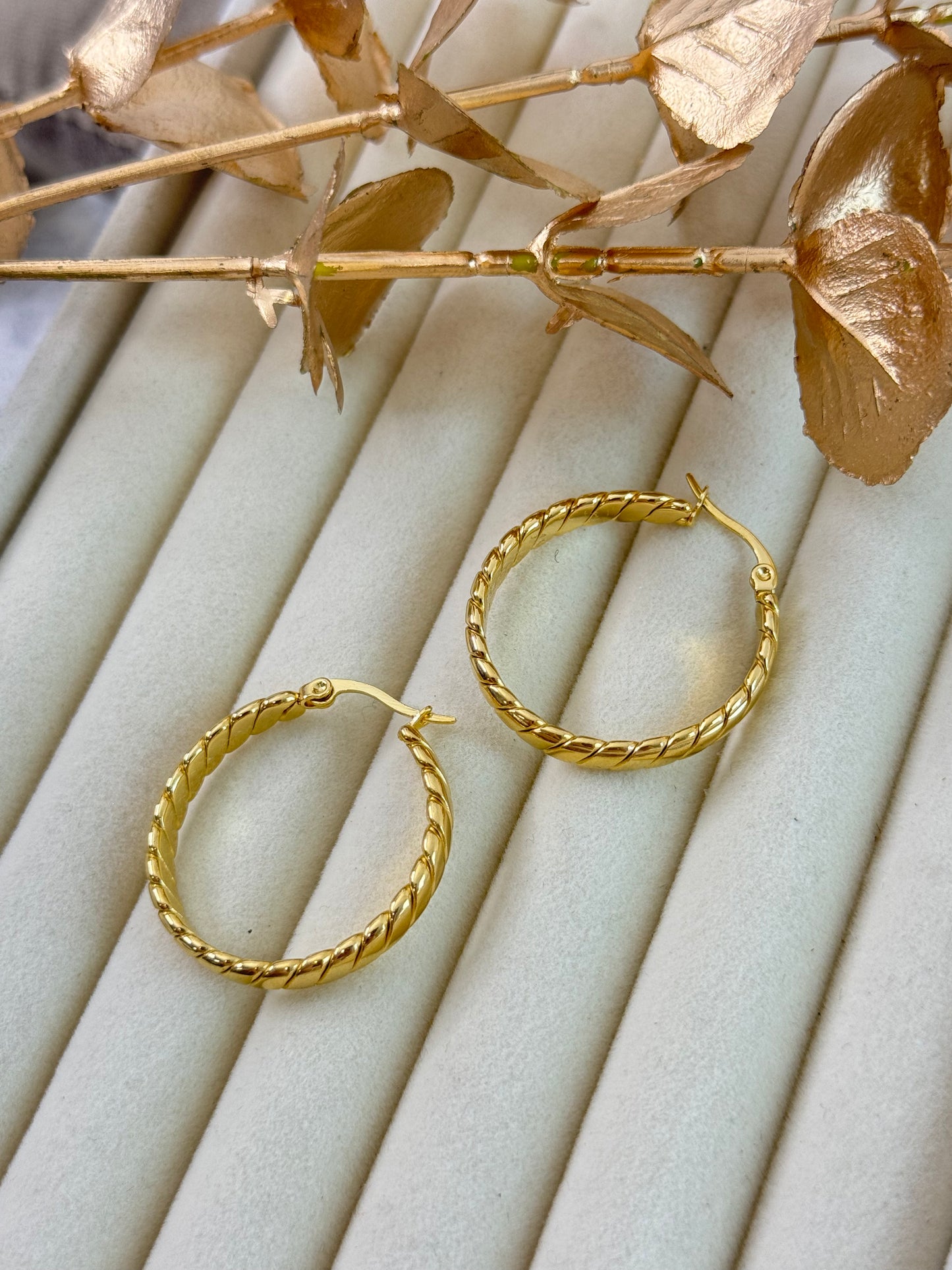Serenity Hoop Earrings