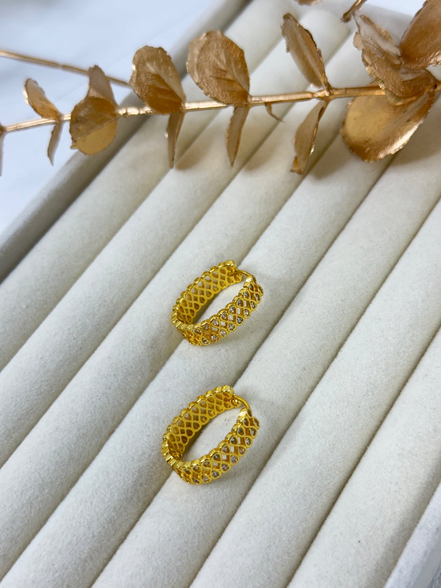 Yellow Gold Earrings 1933