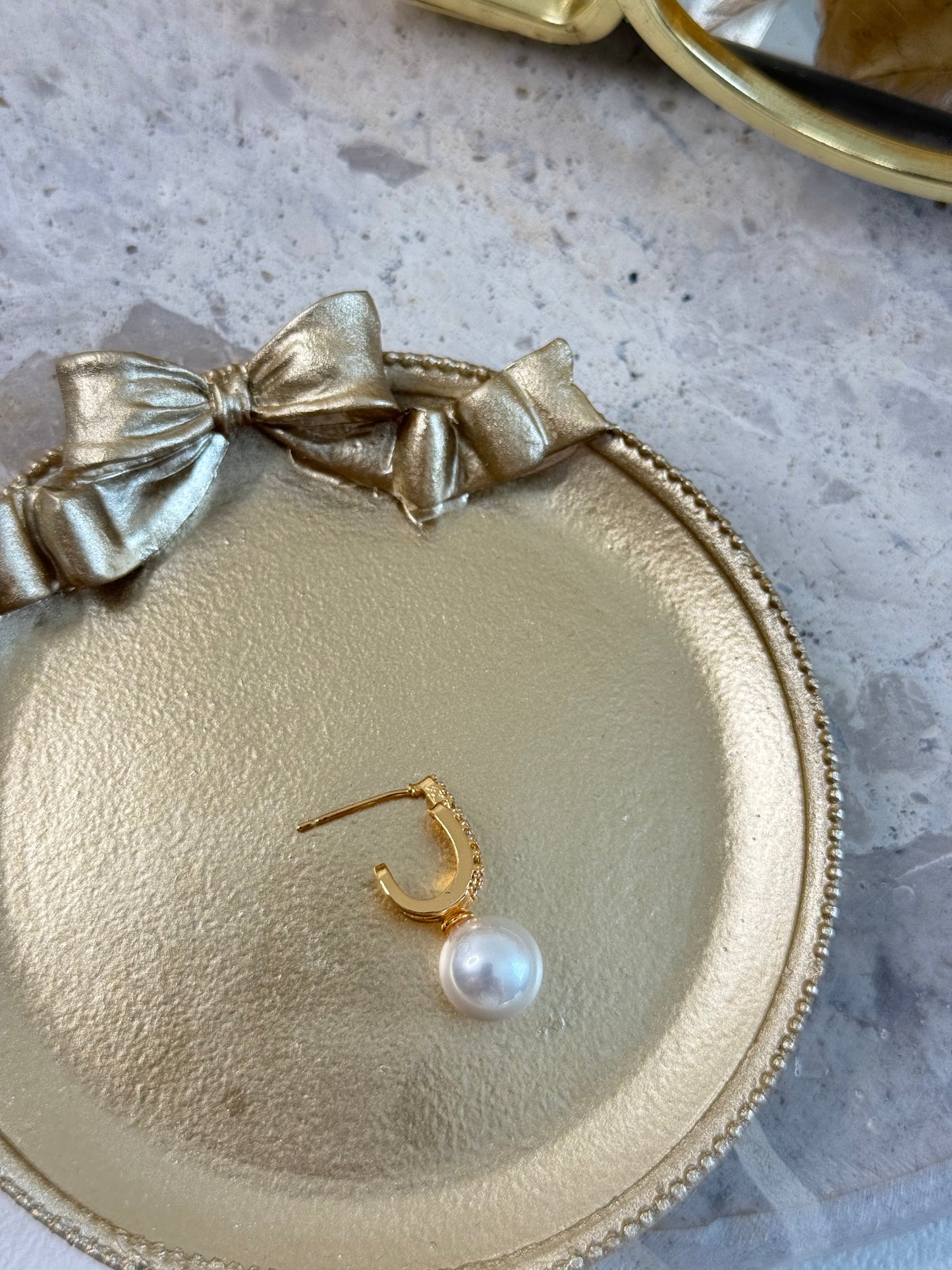 Rose Gold Earrings 2155